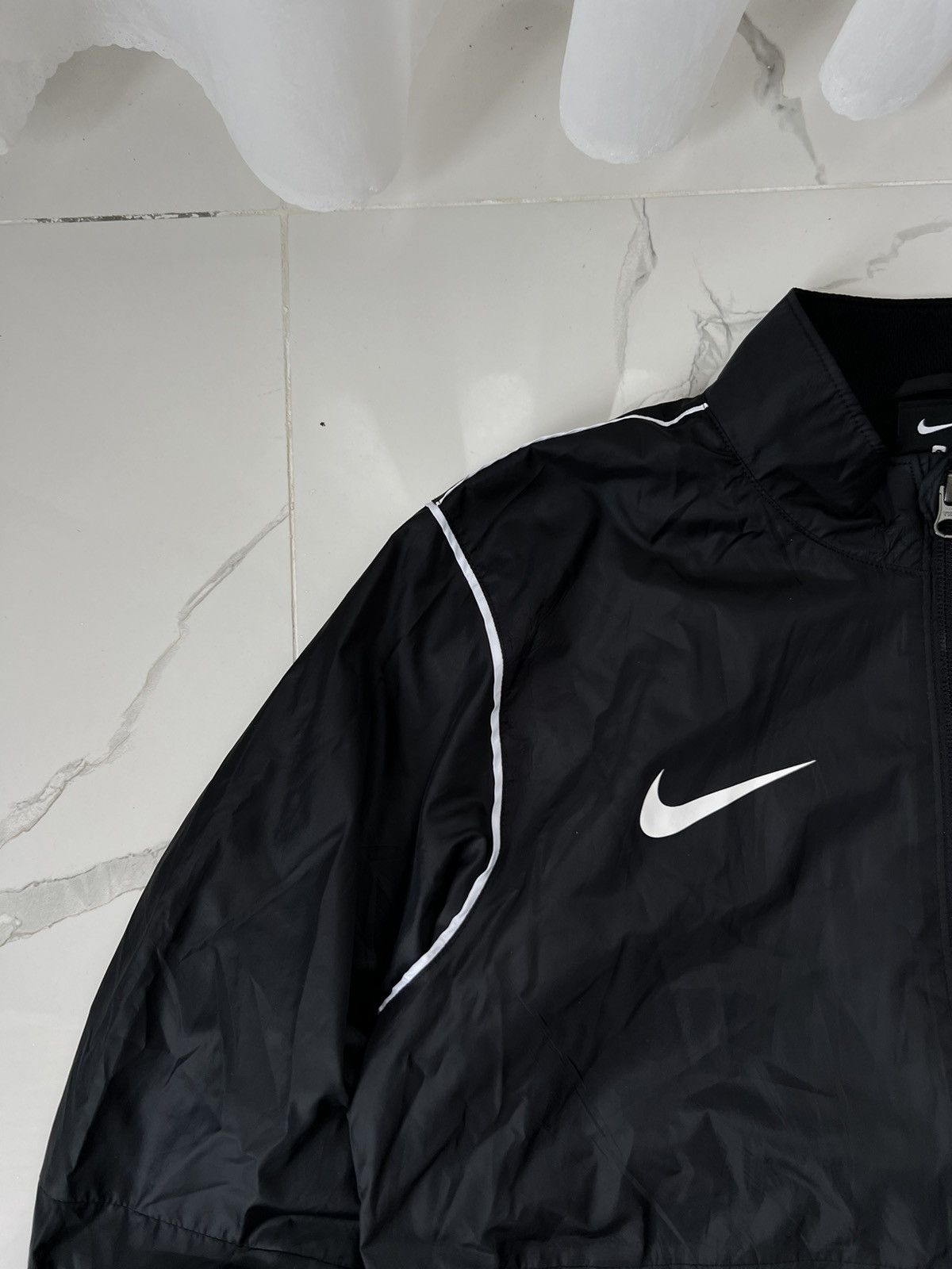 Nike × Vintage 90’s NIKE MANCHESTER UNITED LOGO SWOOSH TRACK JACKEY Size US S / EU 44-46 / 1 - 3 Thumbnail