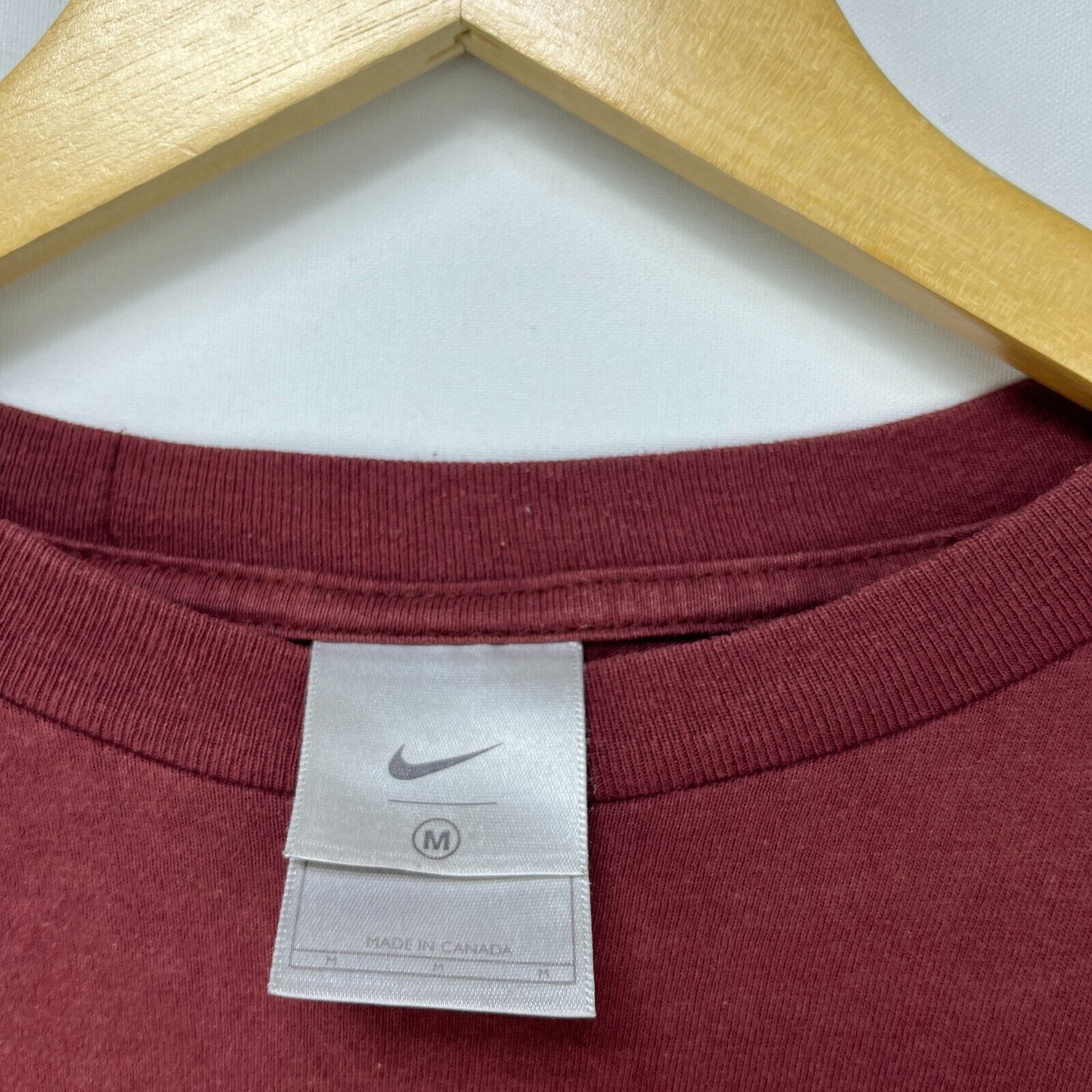 Nike × Vintage Vintage Y2K Nike Mini Swoosh Made in Canada Shirt Medium Size US M / EU 48-50 / 2 - 4 Thumbnail