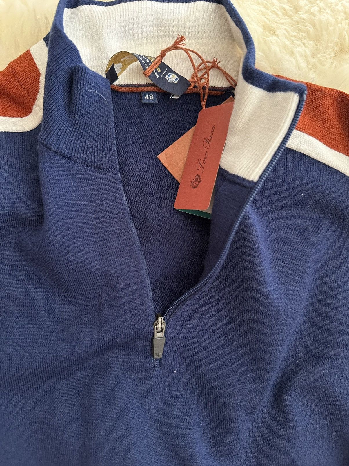 Loro Piana Matches28 half zip pullover Size US M / EU 48-50 / 2 - 4 Thumbnail