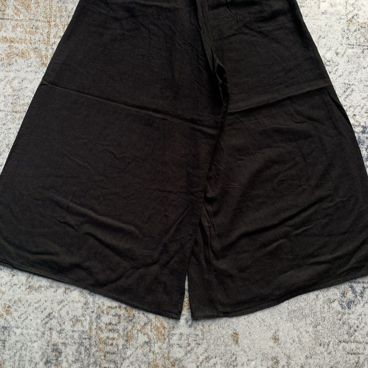 Japanese Brand × Vintage × Yohji Yamamoto Rare Japanese Niko And... Yohji Style Wide Linen Pants Size US 30 / EU 46 - 6 Thumbnail