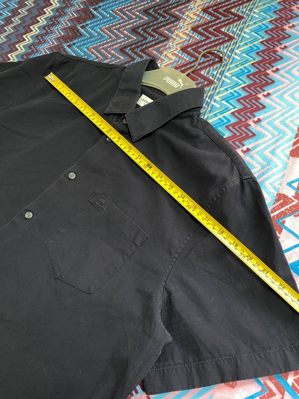 Lacoste Vintage Y2K Lacoste black shirt logo streetwear Size US S / EU 44-46 / 1 - 10 Thumbnail