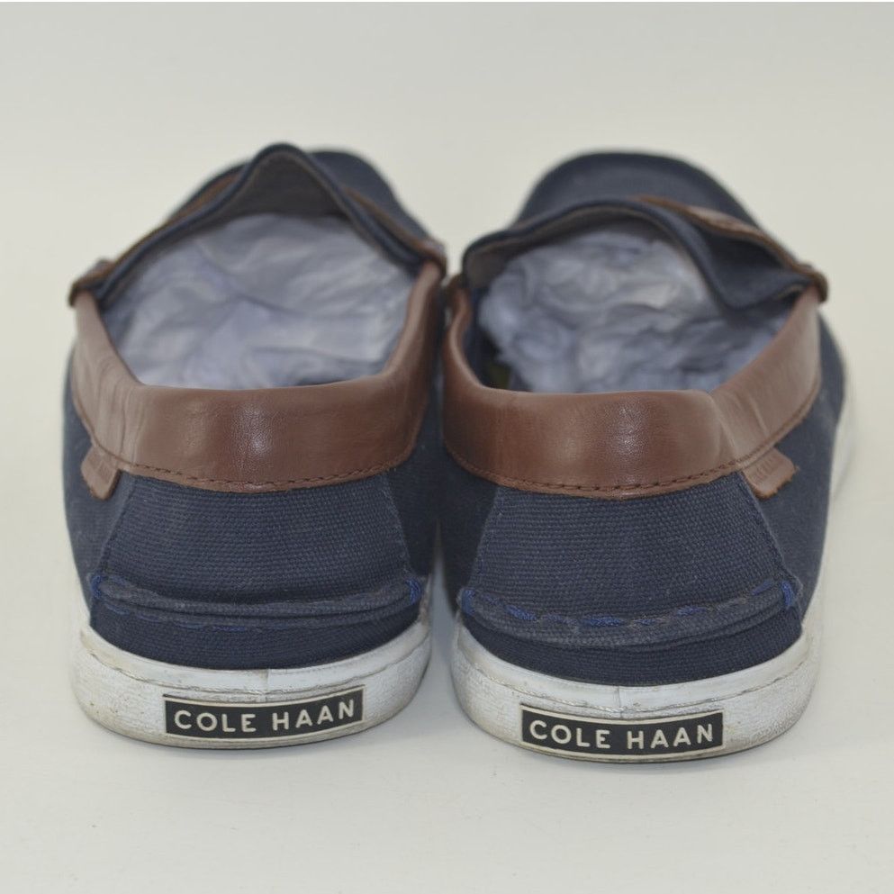 Cole Haan Cole Haan Nantucket Loafer Navy Blue Canvas Sneakers Sz 10M Size US 10 / EU 43 - 8 Thumbnail