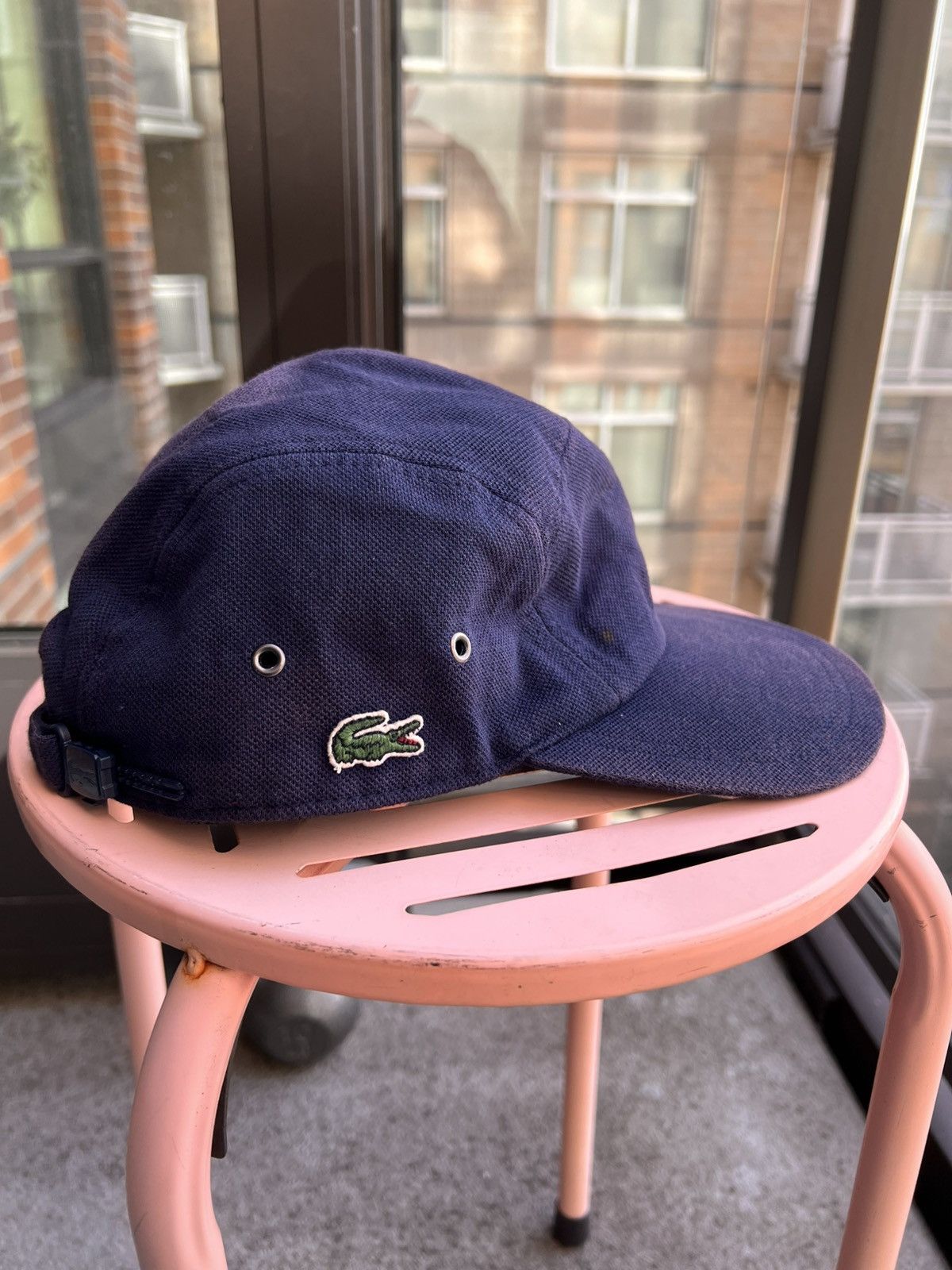 Lacoste × Supreme S/S ‘17 Pique Knit Camp Cap Size ONE SIZE - 3 Thumbnail