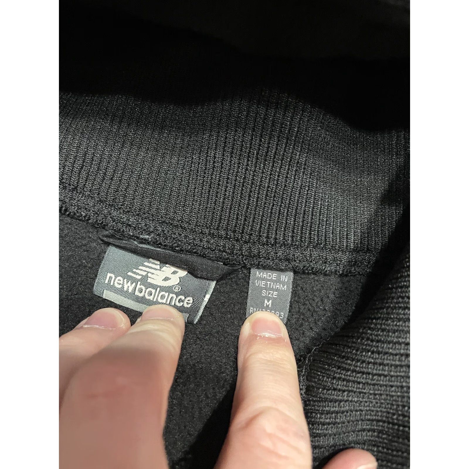 New Balance New Balance Full Zip Hoodie Jacket Black Coat Black Panther Balance RN130893 M Regular Unisex Adults Jacket Size US M / EU 48-50 / 2 - 3 Thumbnail