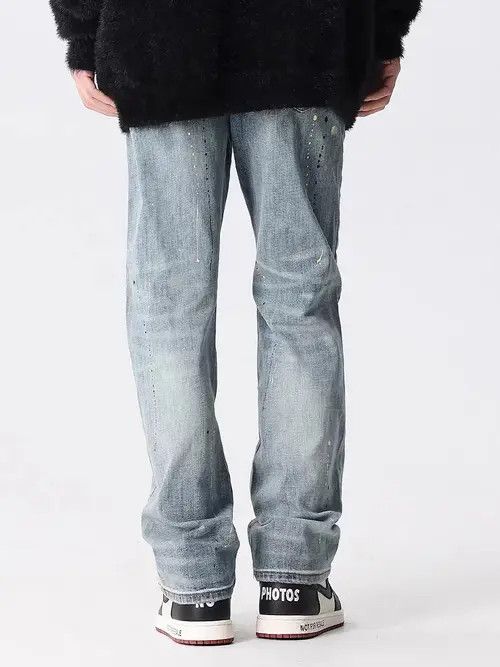Jean Retro street wash patched ripped jeans Size US 32 / EU 48 - 7 Thumbnail