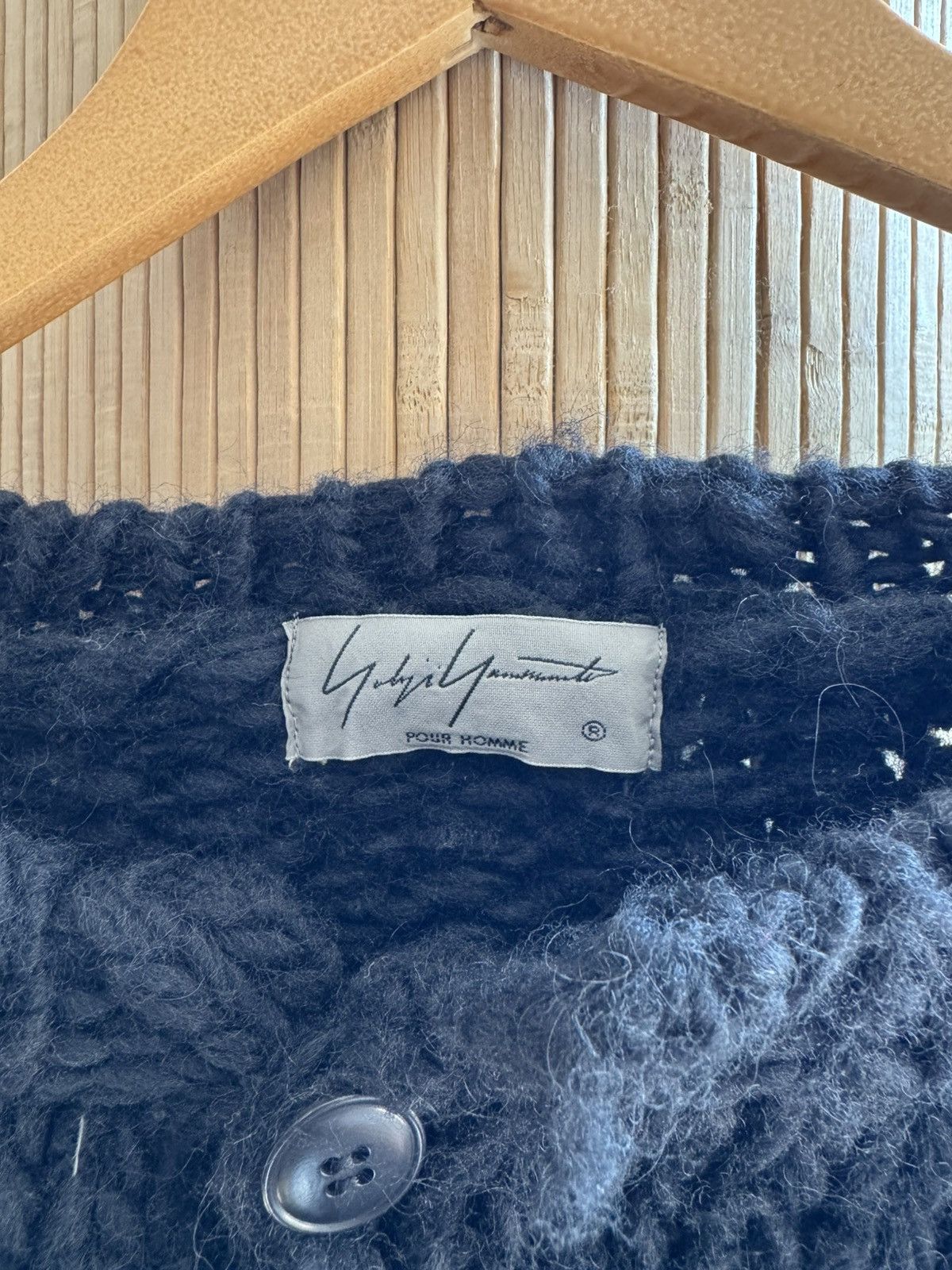 Yohji Yamamoto Archive Yohji Yamamoto FW20 Cropped Oversized Sweater Size US L / EU 52-54 / 3 - 3 Thumbnail