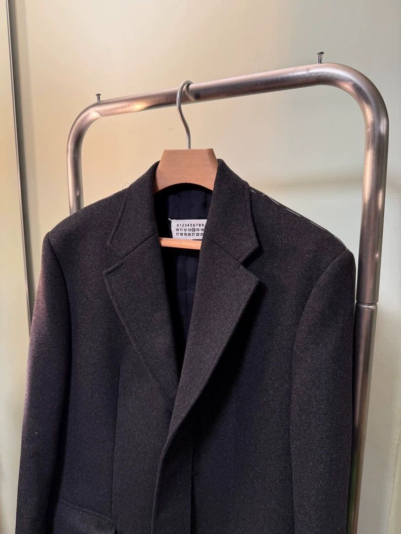 Maison Margiela Maison Margiela Gray wool twill coat 2504-Nextarrow Size US M / EU 48-50 / 2 - 4 Thumbnail