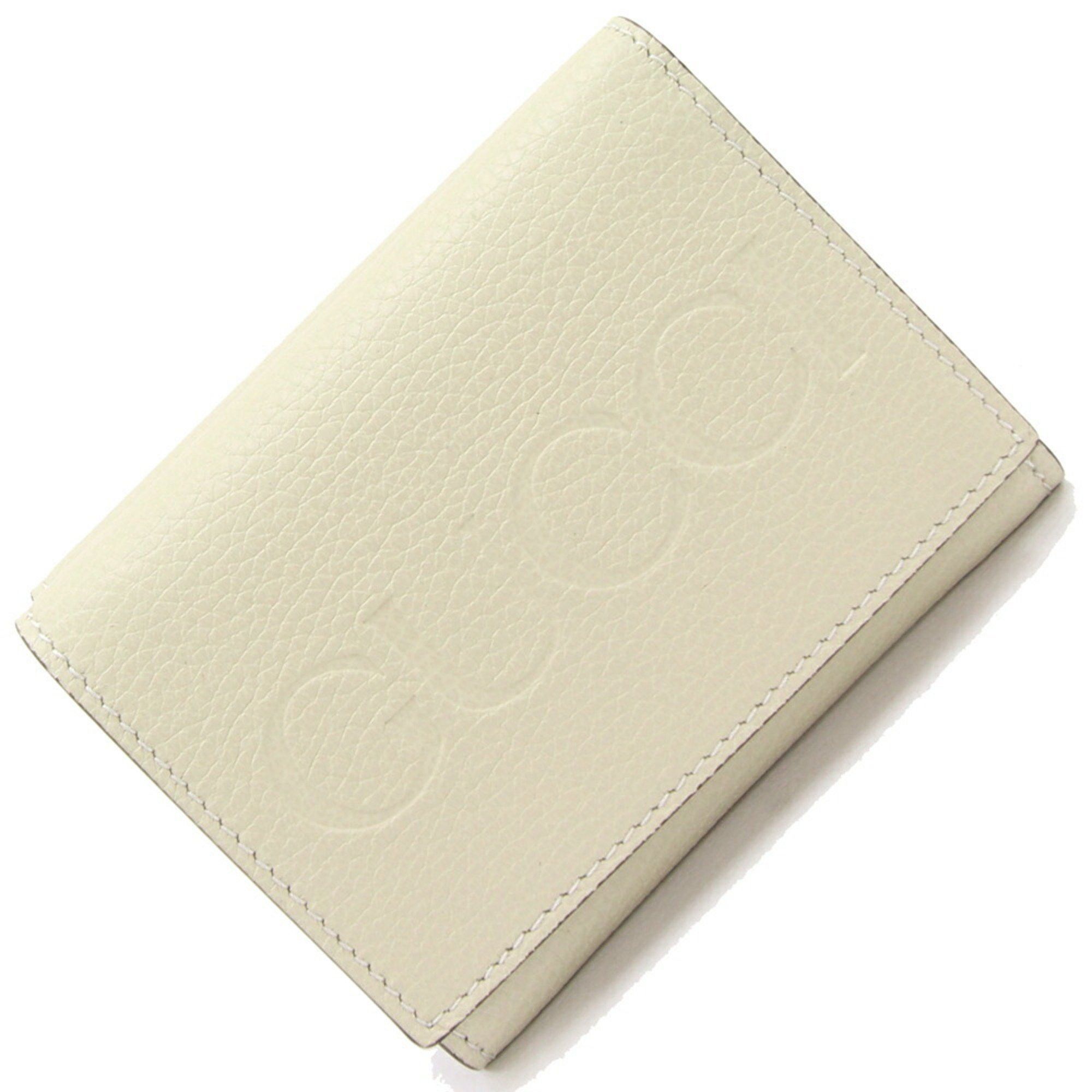 image of Gucci Trifold Wallet Daily Limited 731694 Ivory Leather Compact Double-Sided Ladies Gucci, Women's