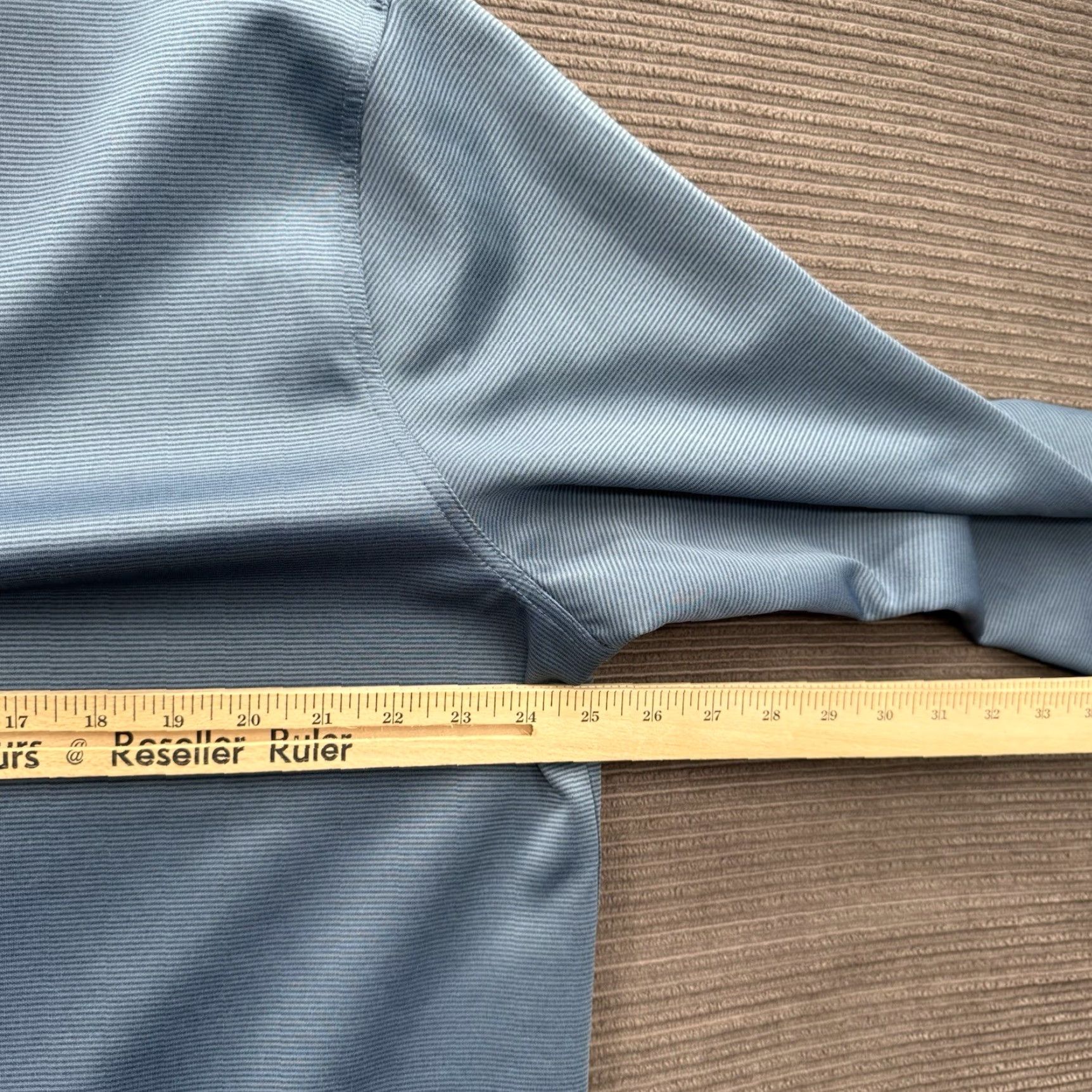 Vintage Hickey Freeman Pullover Shirt? 1/4 Zip Mock Neck Blue Polyester Outdoors Golfing Men XL Regular Striped Logo Zipper Vintage: No Size US XL / EU 56 / 4 - 3 Thumbnail