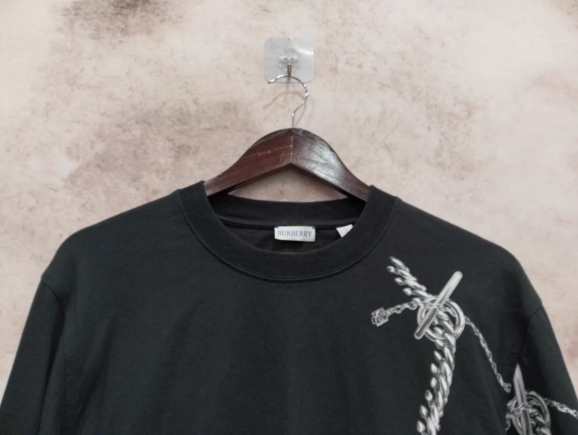 Burberry Burberry black LS T-shirt S Size US S / EU 44-46 / 1 - 3 Thumbnail
