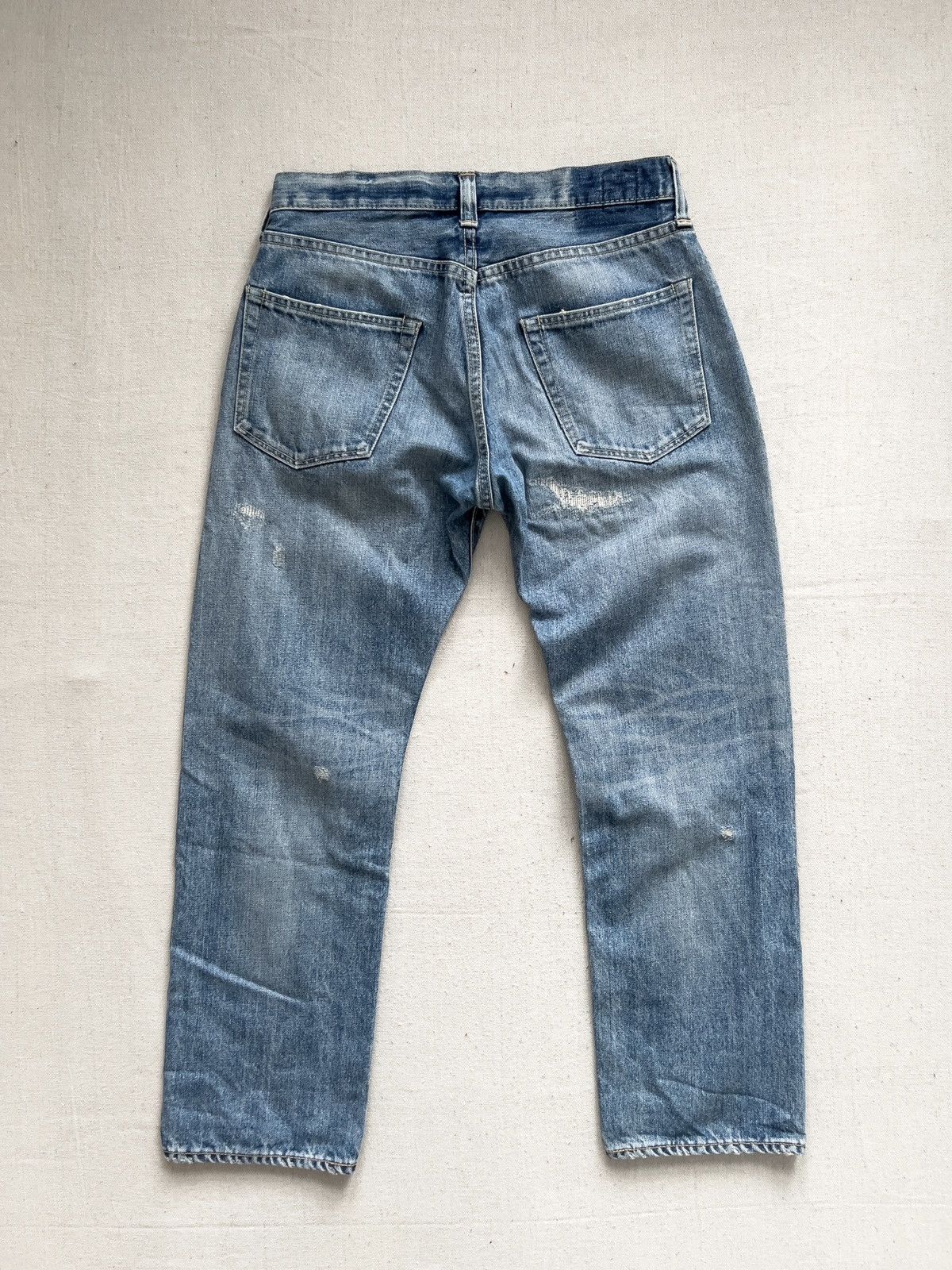 BRU NA BOINNE Bru Na Boinne Distressed Japanese Denim 30” Size US 30 / EU 46 - 4 Thumbnail