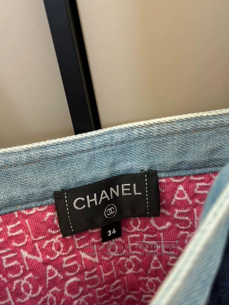 Chanel Chanel Denim suspender skirt Size XXS / US 00 / IT 34 - 3 Thumbnail