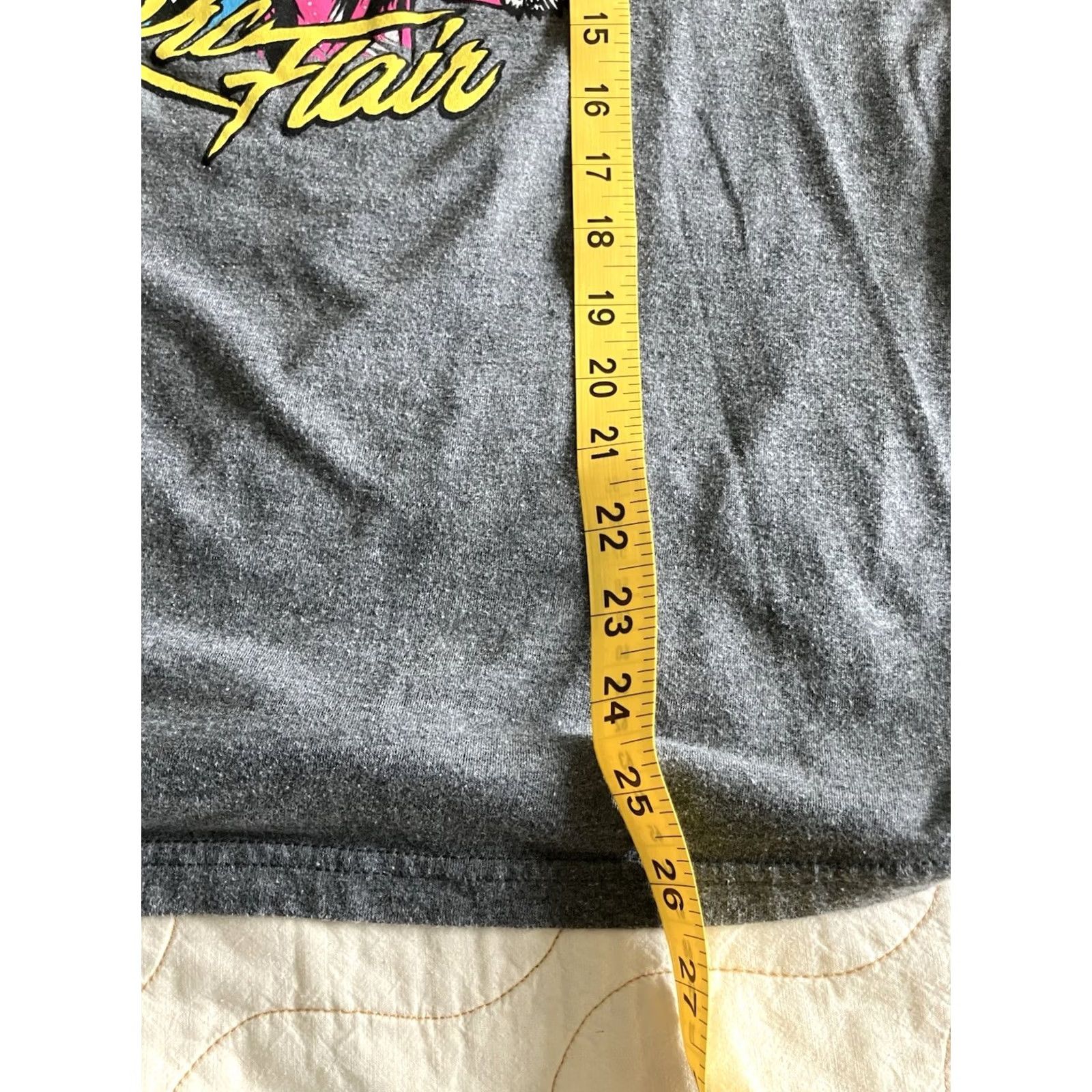 Ripple Junction VINTAGE WWF WWE Ric FLAIR Gray Long Sleeve Graphic T-shirt M Ripple Junction Men Medium Gray Wrestling Graphic Tee Wooooo Size US M / EU 48-50 / 2 - 6 Thumbnail
