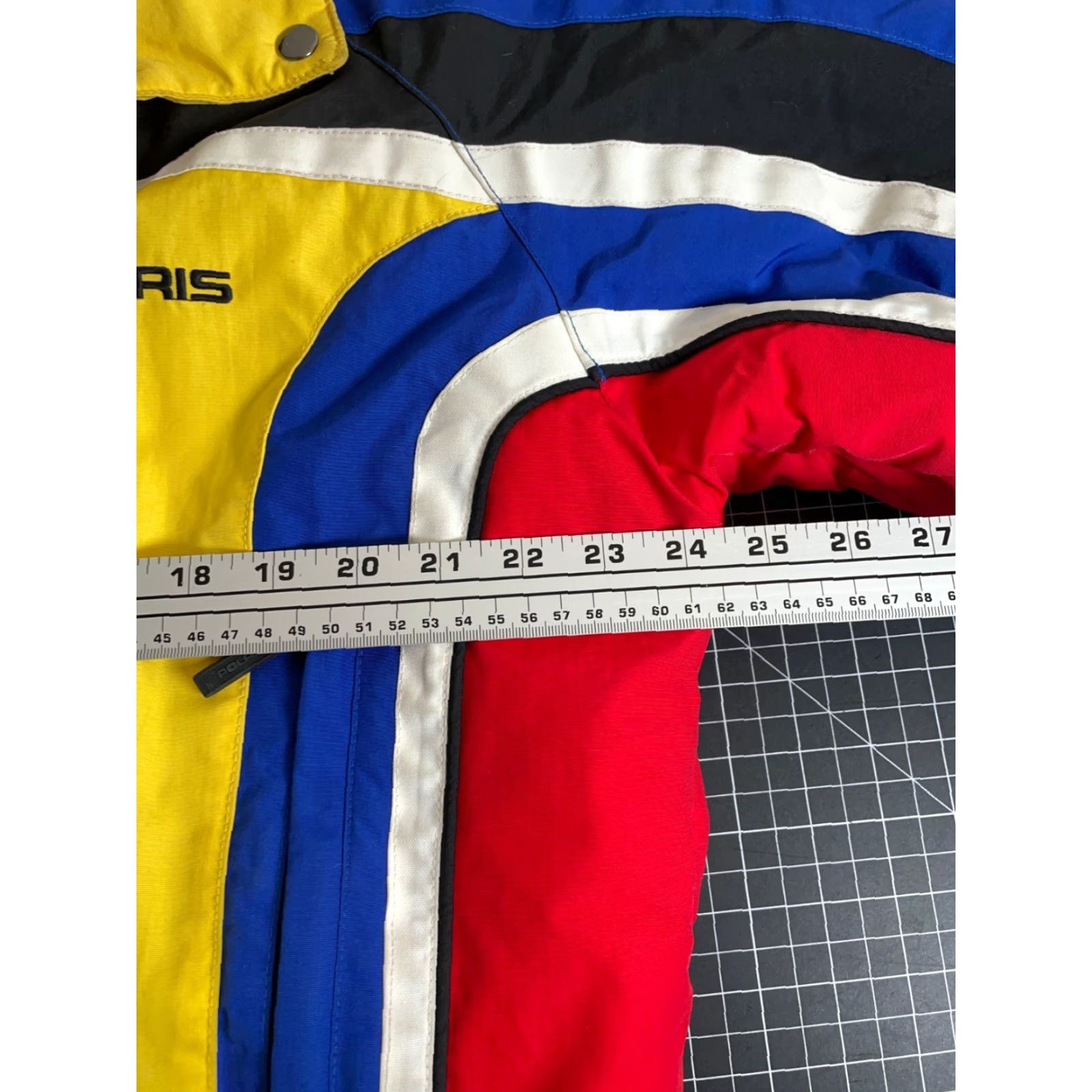 Vintage VINTAGE Polaris Jacket Women XL Yellow Blue Red 90s Bomber Full Zip Insulated Size XL / US 12-14 / IT 48-50 - 5 Thumbnail