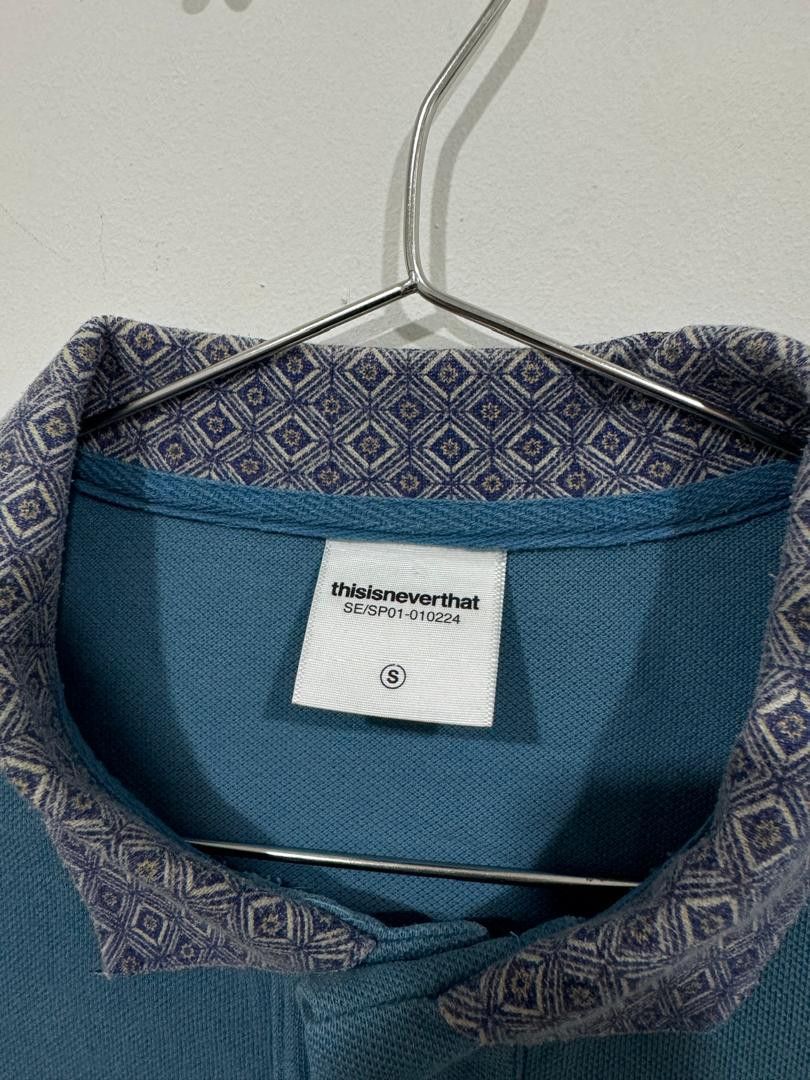 thisisneverthat Thisisneverthat Blue Polo Tee Size US S / EU 44-46 / 1 - 3 Thumbnail