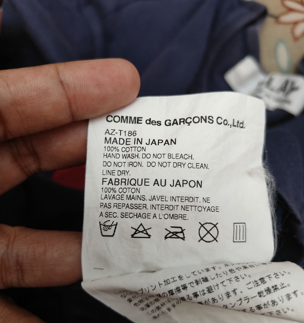 Comme des Garcons Comme Des Garcons Faded T Size US M / EU 48-50 / 2 - 8 Thumbnail