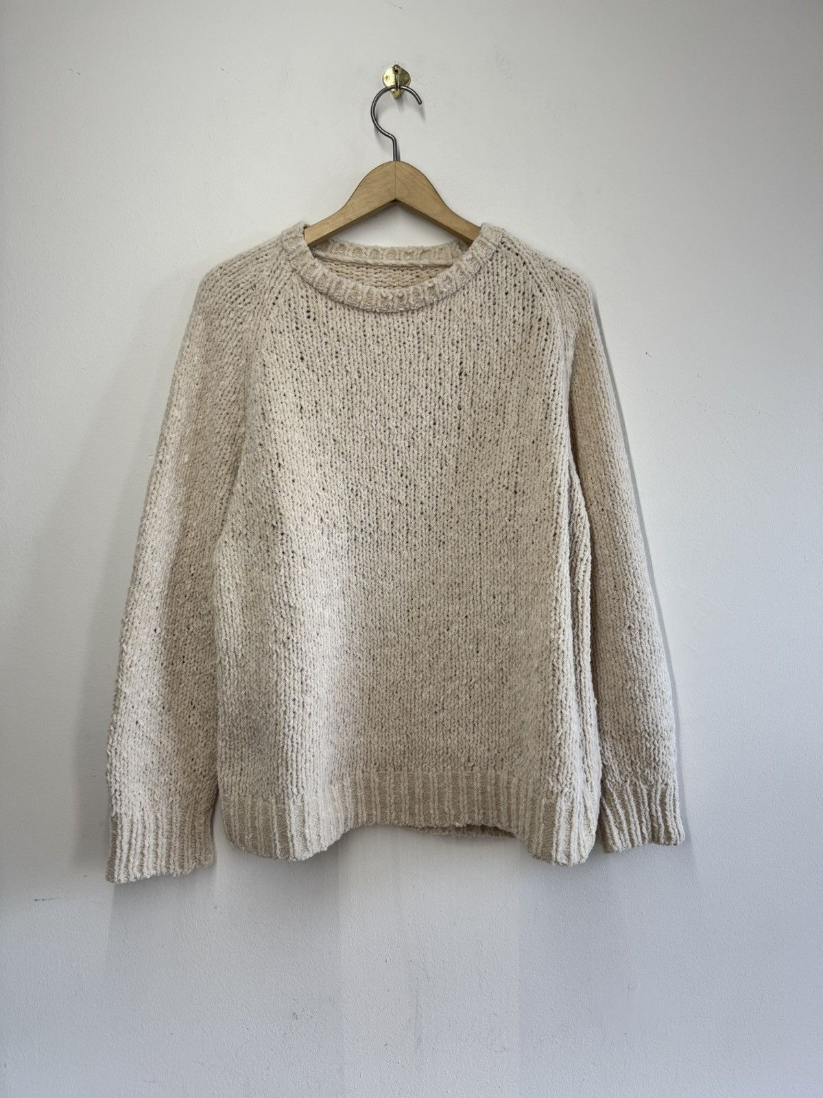 Ts(S) ts(s) Hand Dyed Cotton Mole Yarn Crewneck - Natural Size US M / EU 48-50 / 2 - 1 Thumbnail