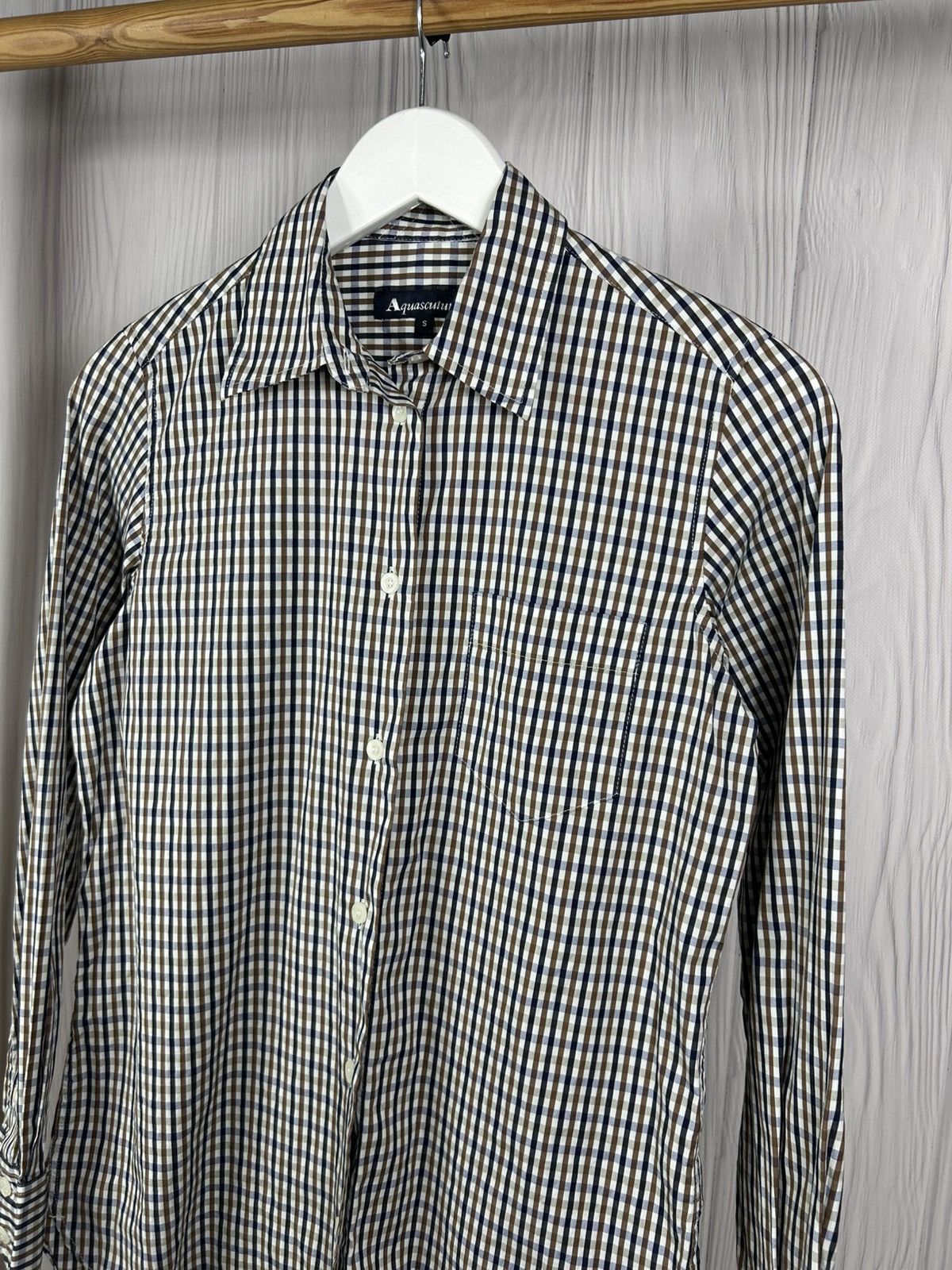 Aquascutum Aquasqutum Iconic Chekered Button Up Shirt Size S Size US S / EU 44-46 / 1 - 3 Thumbnail