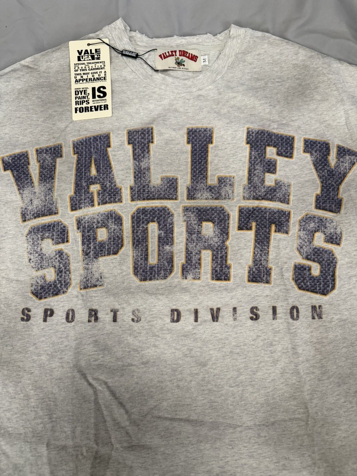 Vale VALE FOREVER SPORTS DIVISION TEE IN GYM GREY (MEDIUM) Size US M / EU 48-50 / 2 - 2 Thumbnail