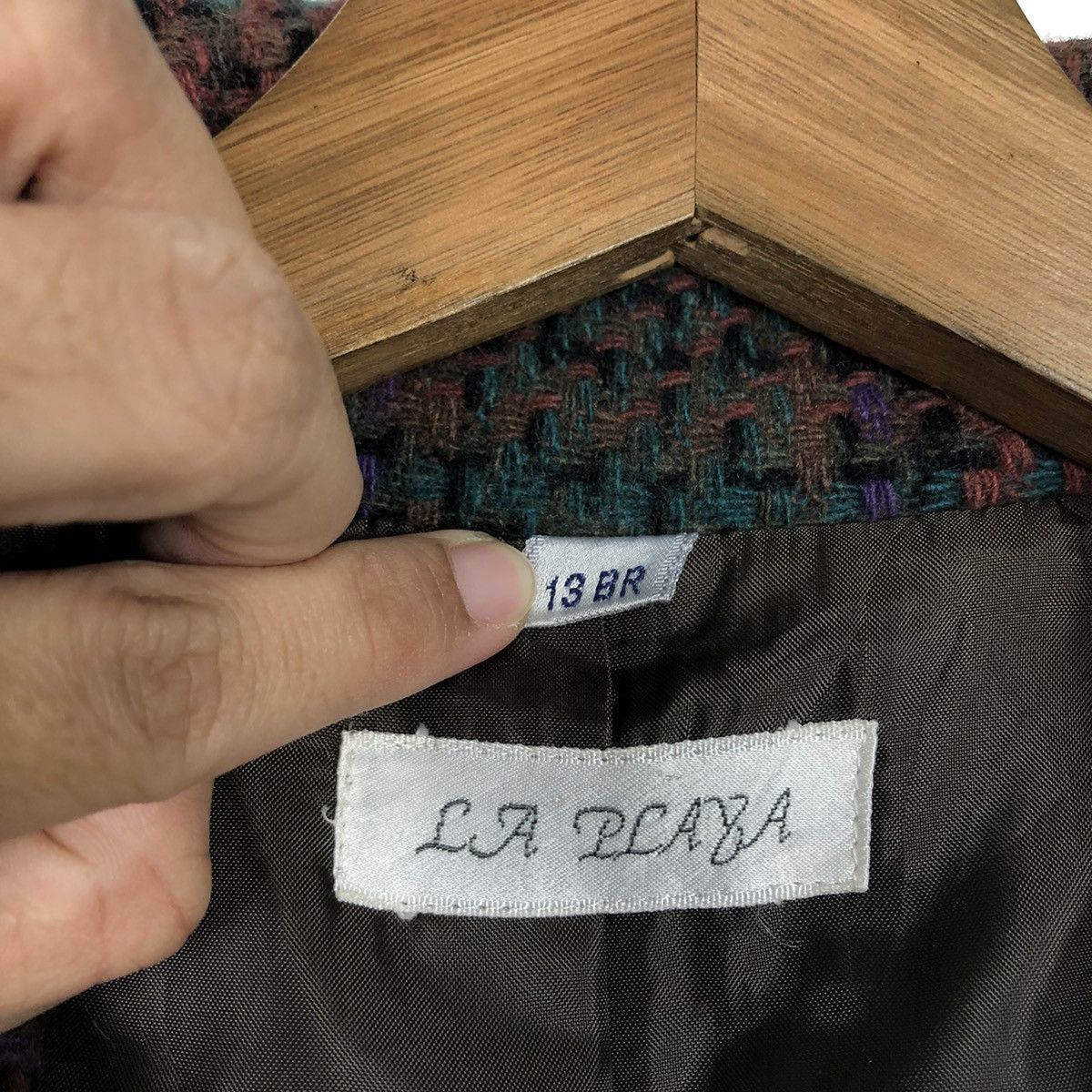 Japanese Brand × Vintage 📌Vintage Wool Bomber Jacket Native La Playa Issey Miyake Size US M / EU 48-50 / 2 - 18 Thumbnail