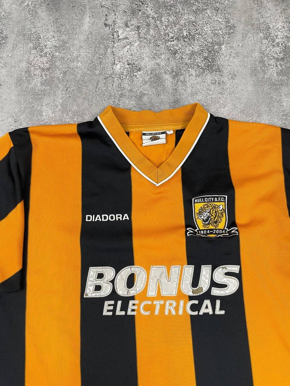 Diadora Diadora Hull City AFC Men Football Shirt Jersey Home Black Size US L / EU 52-54 / 3 - 2 Thumbnail