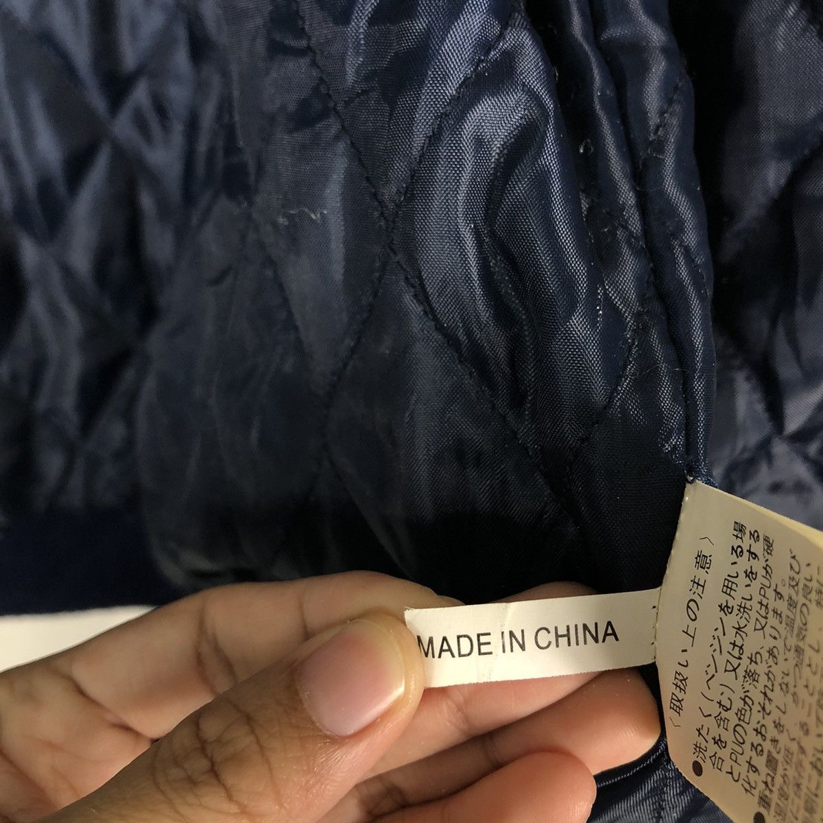 Japanese Brand 🔥90’s Vintage Varsity Jacket Leather Handling Bong Japan Size US L / EU 52-54 / 3 - 19 Thumbnail