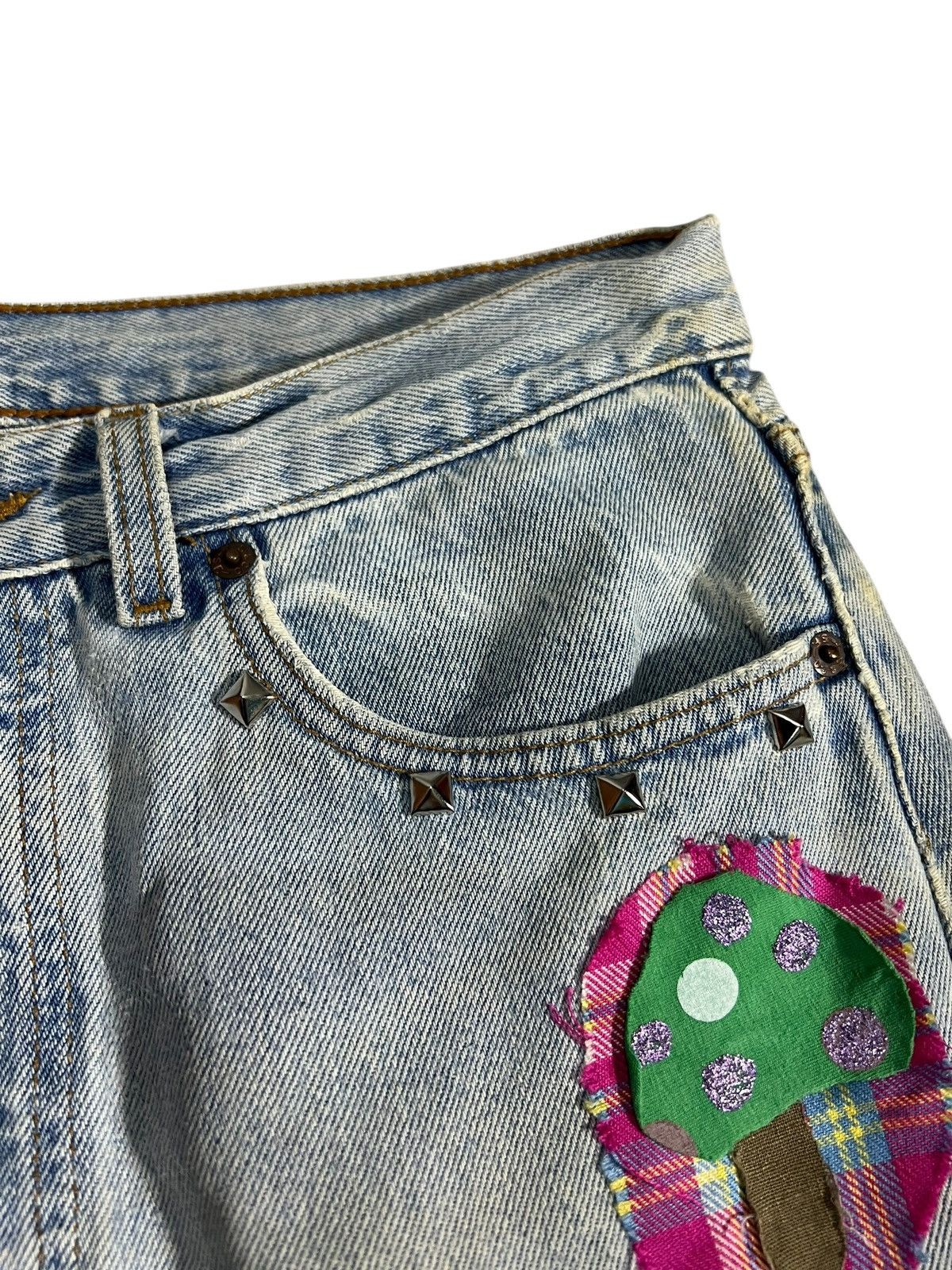 Levi's Vintage Levis 501 Patchwork Faded Jean Size US 30 / EU 46 - 11 Thumbnail