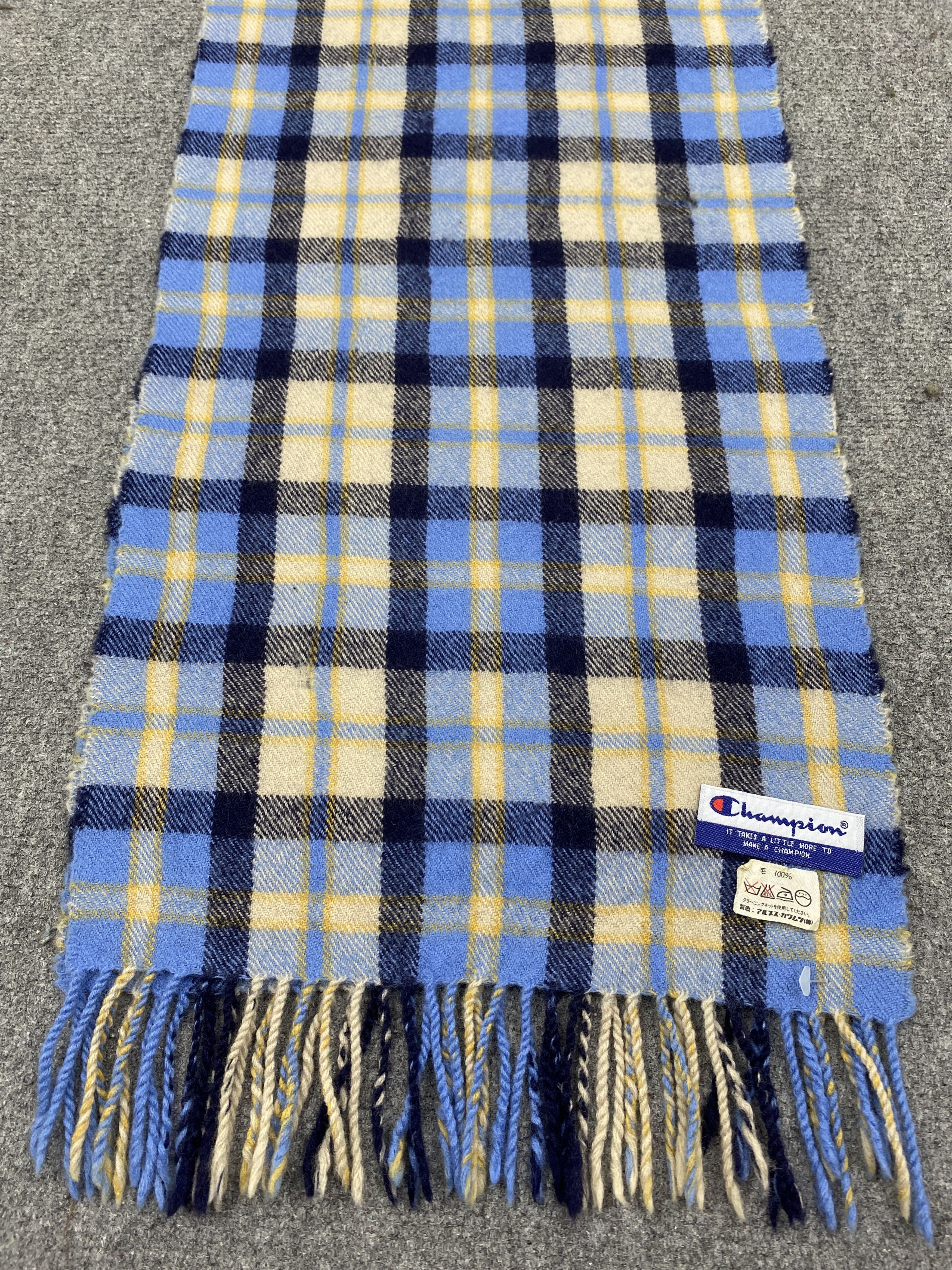 Champion Vintage Champion Scarf Muffler Wool Neckwear SC0304 Size ONE SIZE - 4 Thumbnail