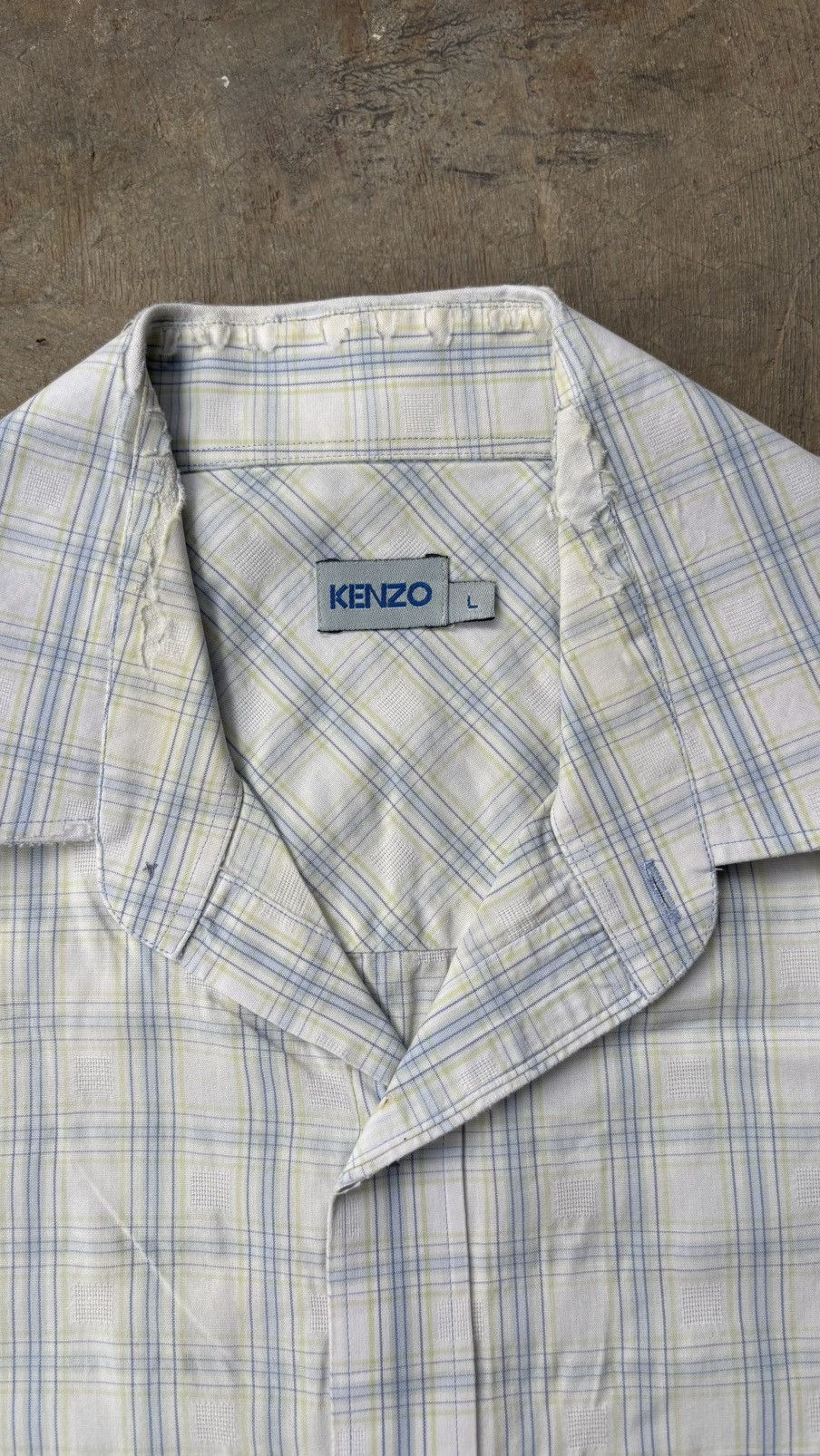 Kenzo Vintage Kenzo Open Collar Shirt🌹 Size US L / EU 52-54 / 3 - 3 Thumbnail