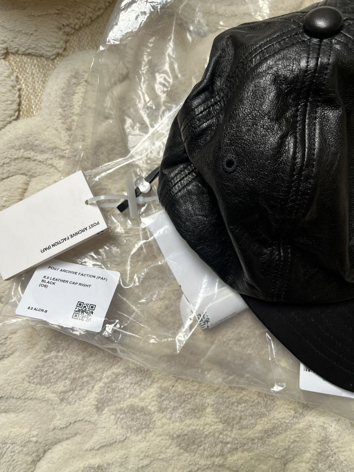 POST ARCHIVE FACTION (PAF) Post Archive Faction 8.0 Leather Cap (right) Size ONE SIZE - 7 Thumbnail