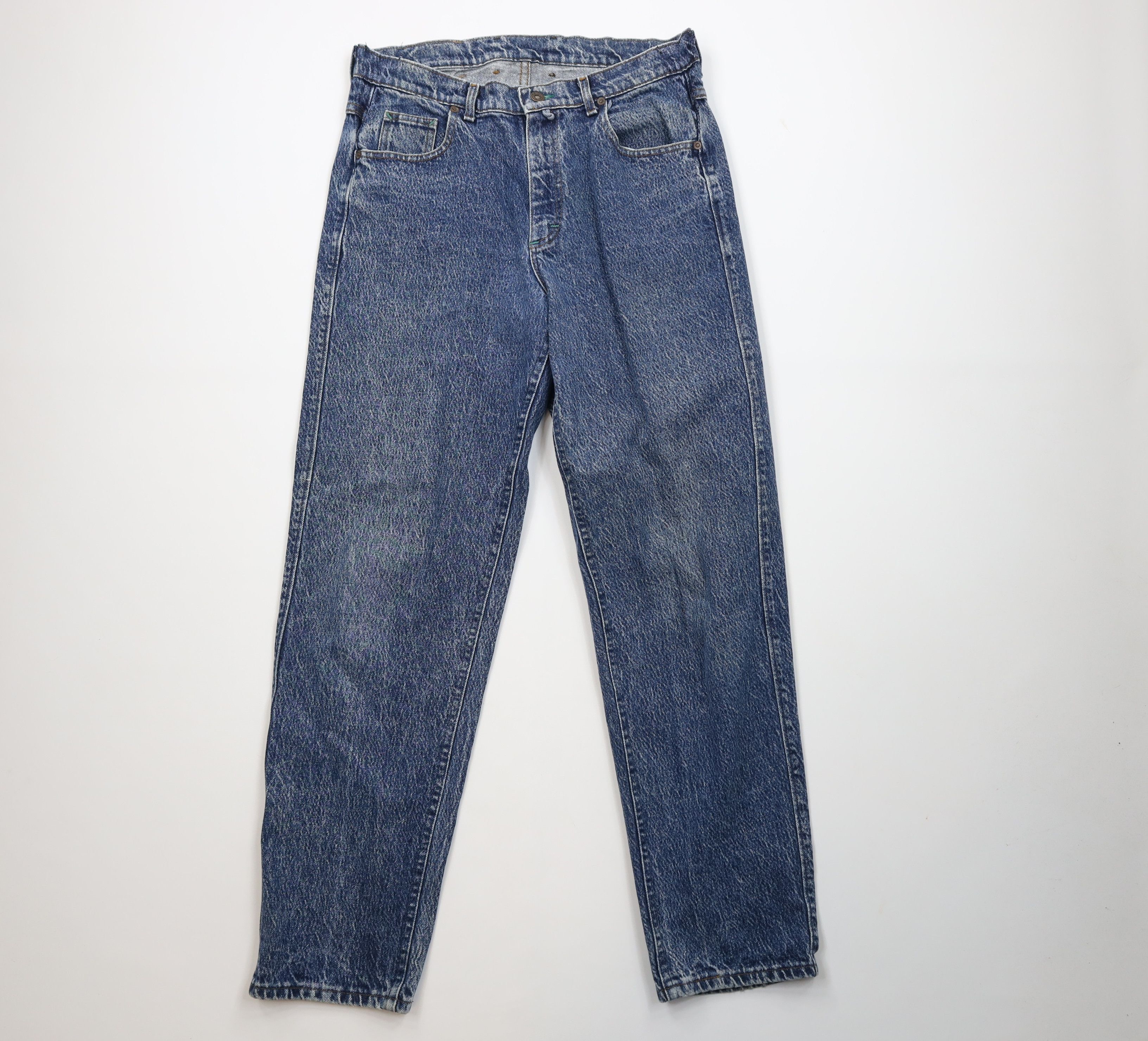 Lee Vintage 90s Lee Wash Straight Leg Denim Jeans Blue USA Size US 34 / EU 50 - 1 Thumbnail