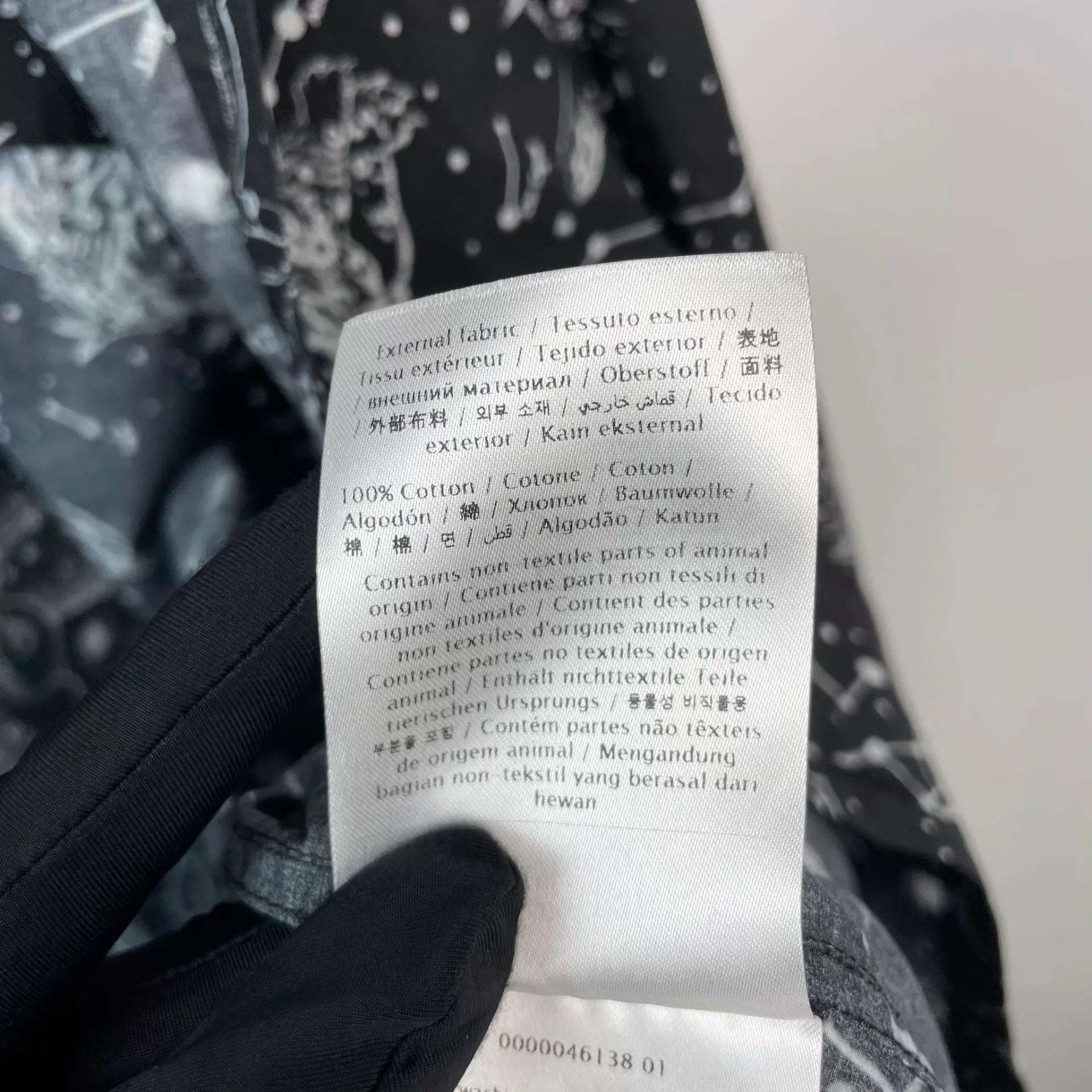 Valentino Valentino Printed Shirt 38 Black Size US XS / EU 42 / 0 - 5 Thumbnail