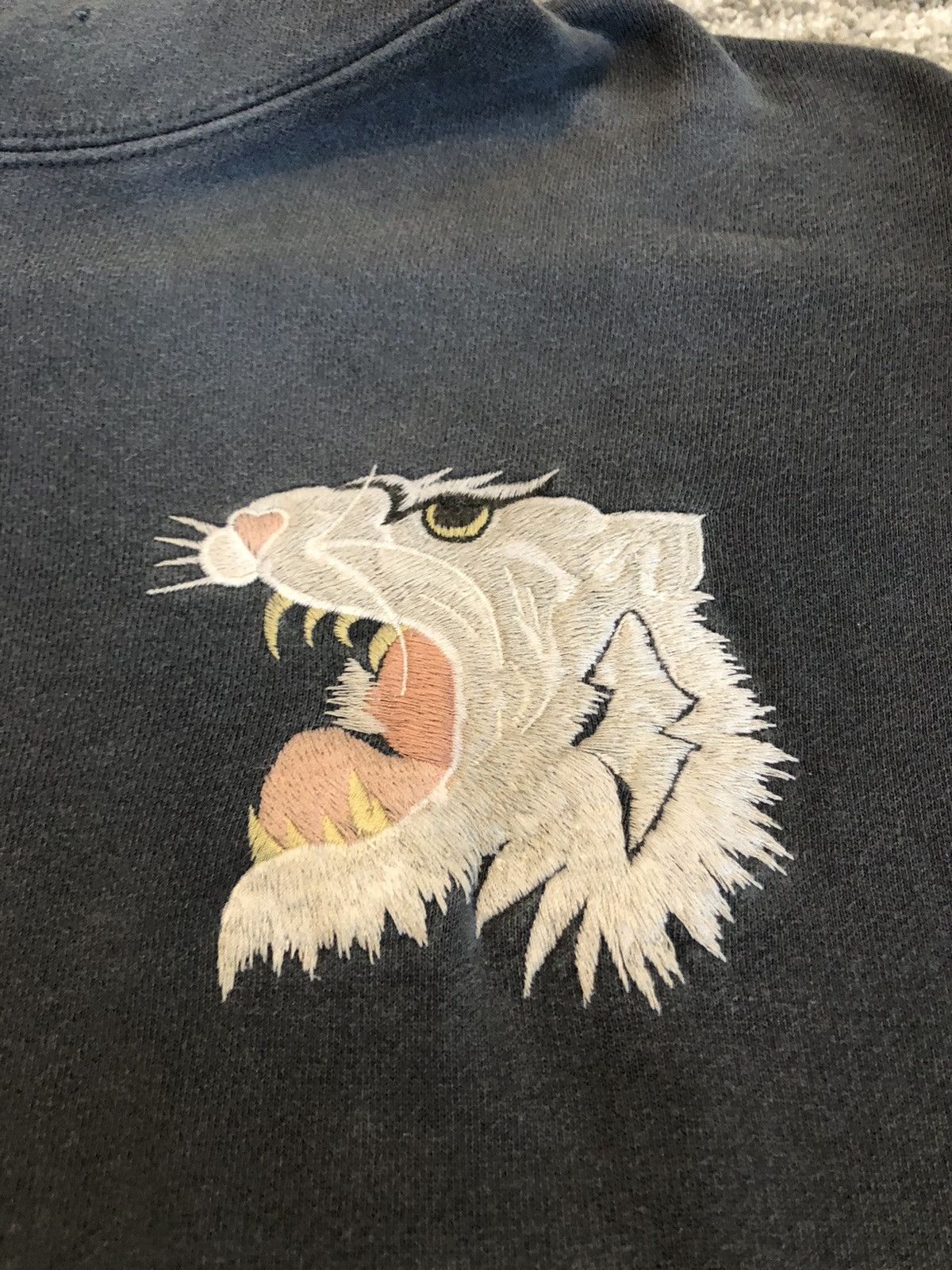Neighborhood Tiger Distressed Hoodie Size US XL / EU 56 / 4 - 2 Thumbnail