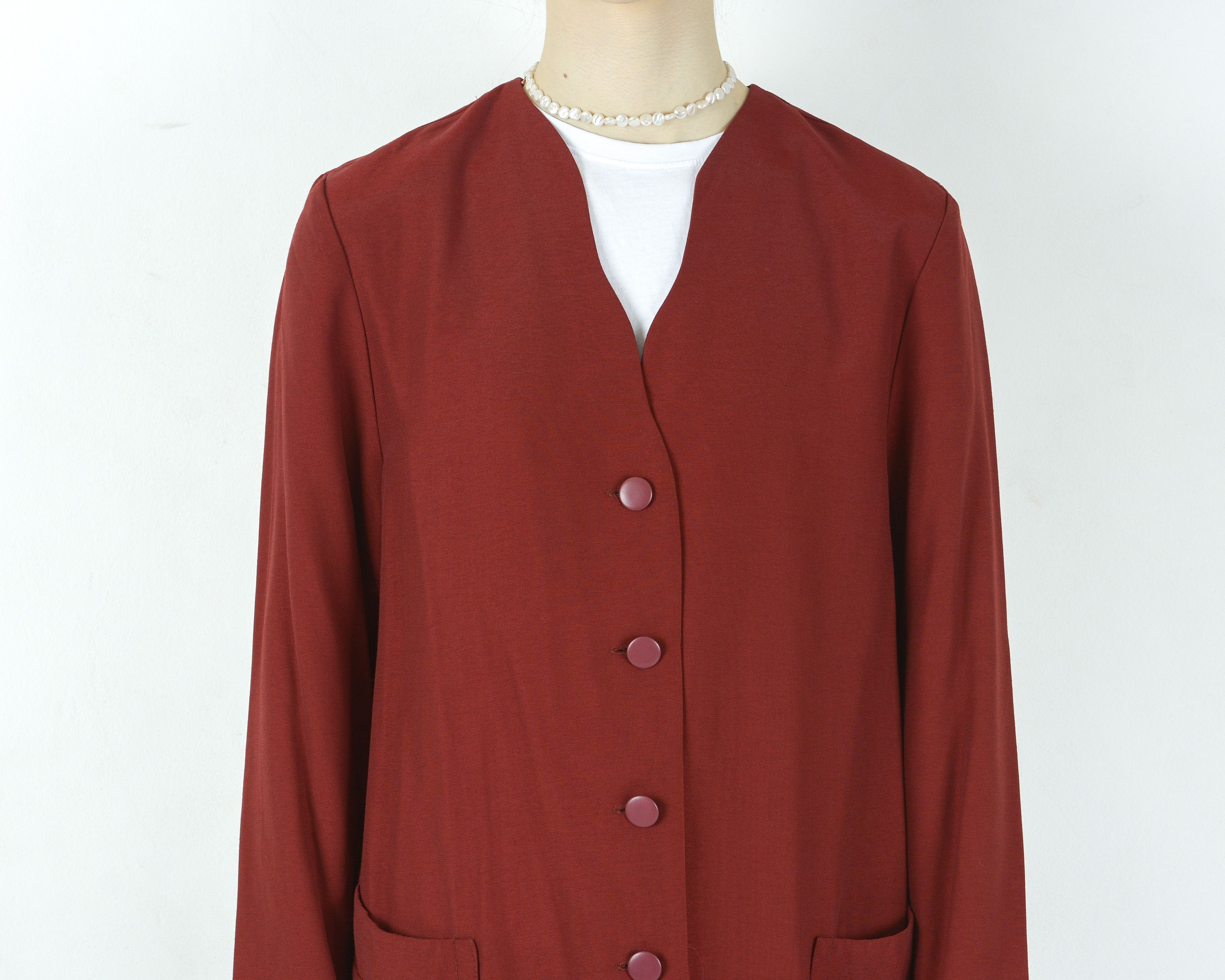 Other × Vintage VOGLIA Light Button Up Blazer Jacket Coat Suit Top Casual Size S / US 4 / IT 40 - 4 Thumbnail
