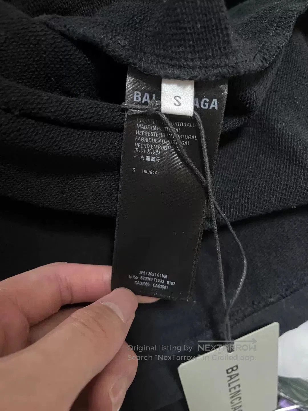 Balenciaga Balenciaga Distressed Logo Hoodie S. Size US S / EU 44-46 / 1 - 4 Thumbnail