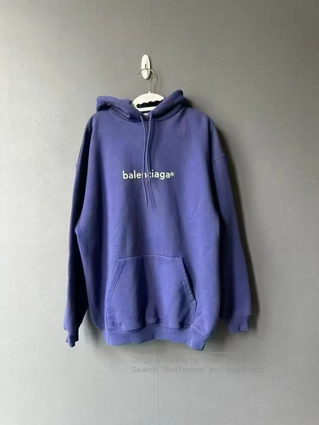 Balenciaga Balenciaga Blue Letter Hoodie. Size US S / EU 44-46 / 1 - 1 Thumbnail