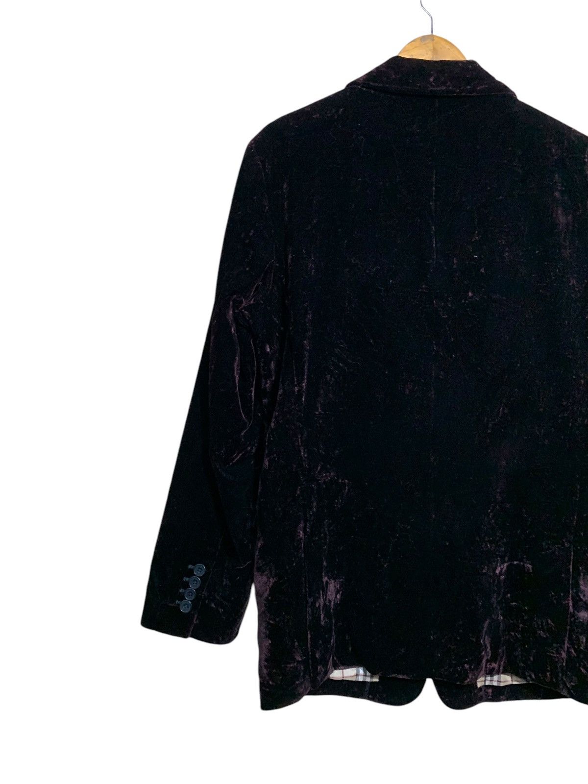 Burberry 🔥BURBERRY BLACK LABEL BURGUNDY VELVET JACKET Size US L / EU 52-54 / 3 - 5 Thumbnail