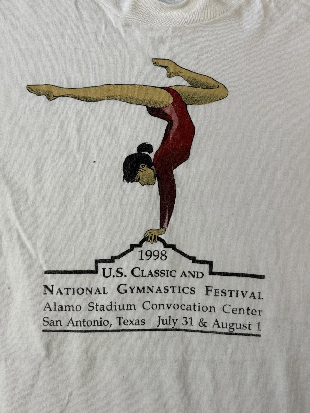 Converse Vintage Converse US National Gymnastics Festival Shirt '98 L Size US L / EU 52-54 / 3 - 3 Thumbnail