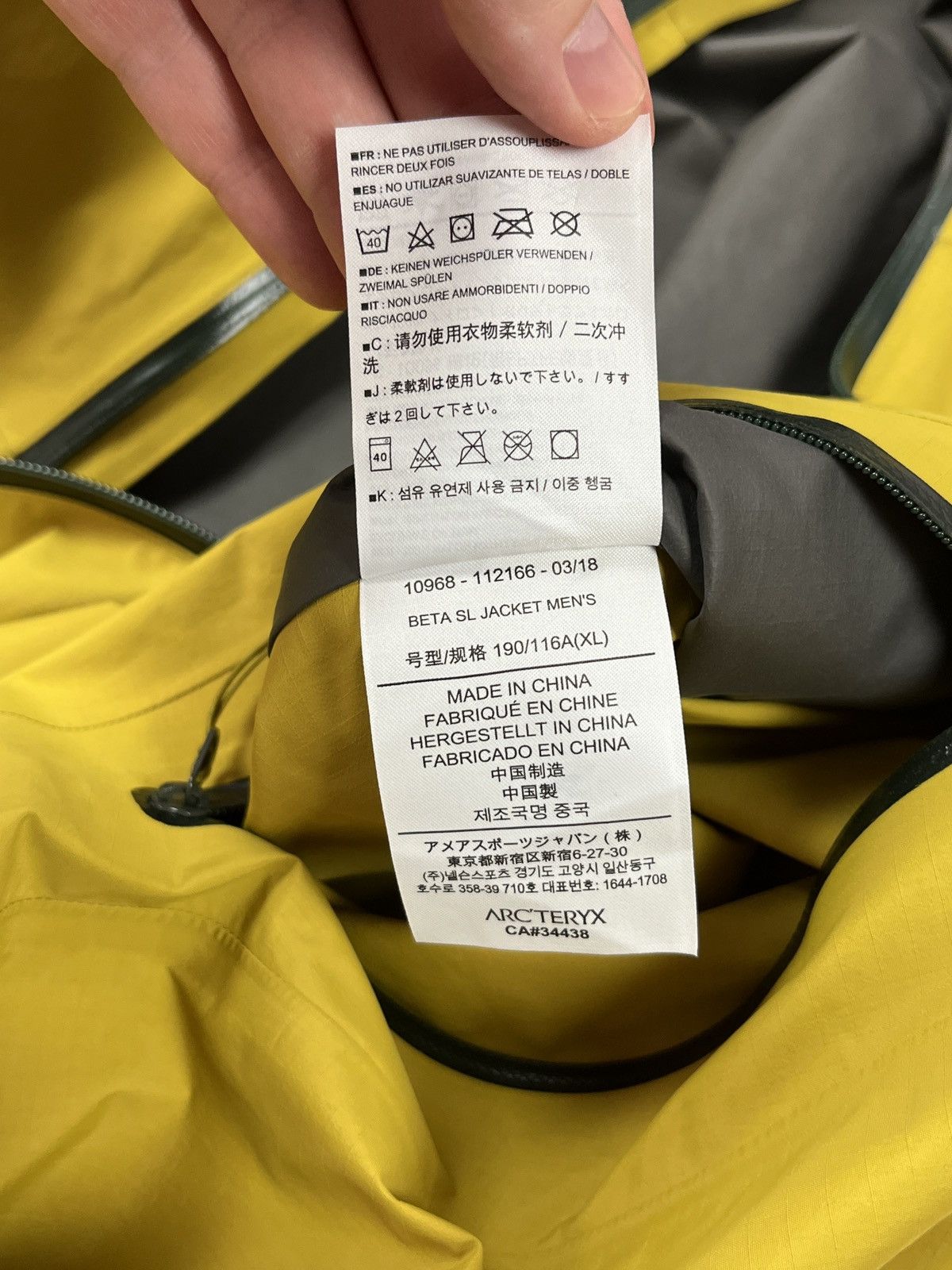 Arc'teryx × Goretex Arc’teryx BETA SL Jacket Men’s Size US XL / EU 56 / 4 - 12 Thumbnail