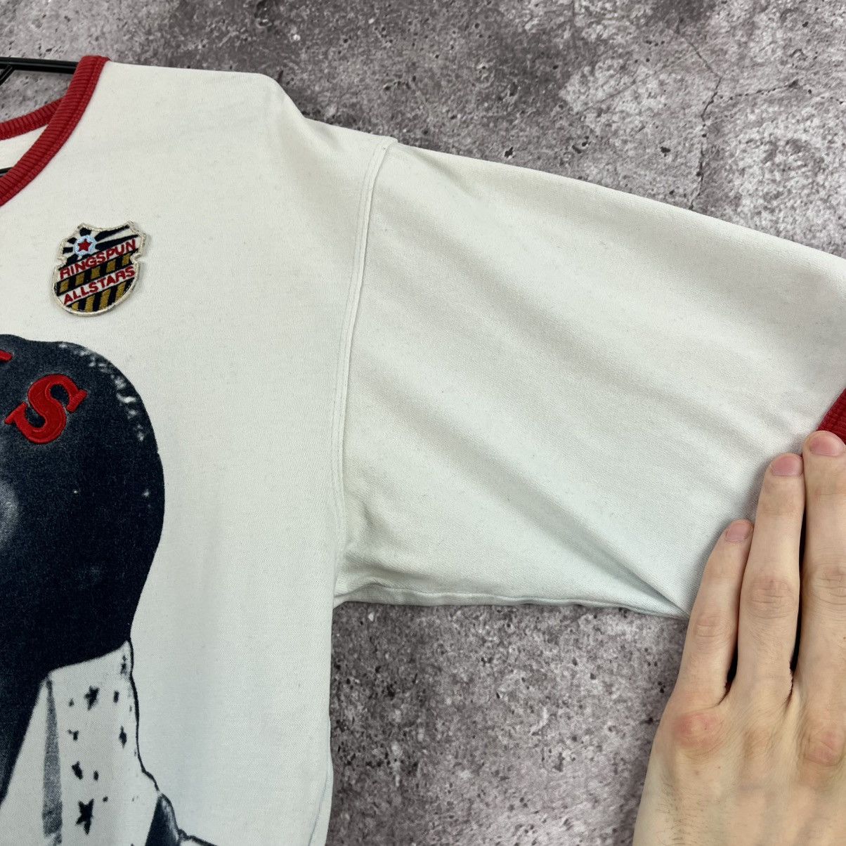 Band Tees × Ringspun × Vintage Ringspun Allstars Vintage Tee Elvis Presley The King Retro Size US L / EU 52-54 / 3 - 7 Thumbnail