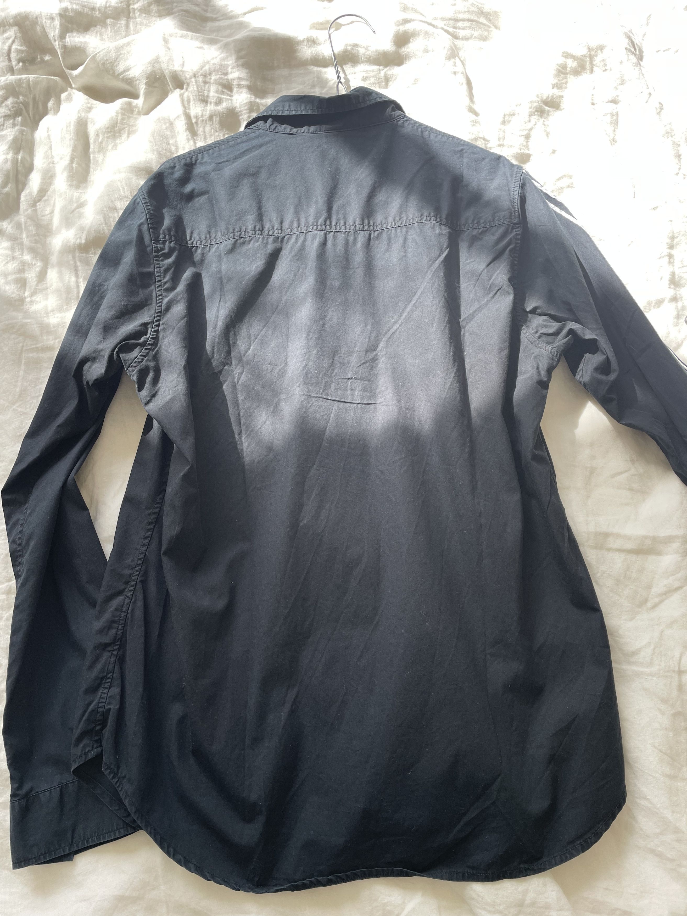 Y-3 Archive y-3 Yohji black shirt with stripes Size US M / EU 48-50 / 2 - 6 Thumbnail