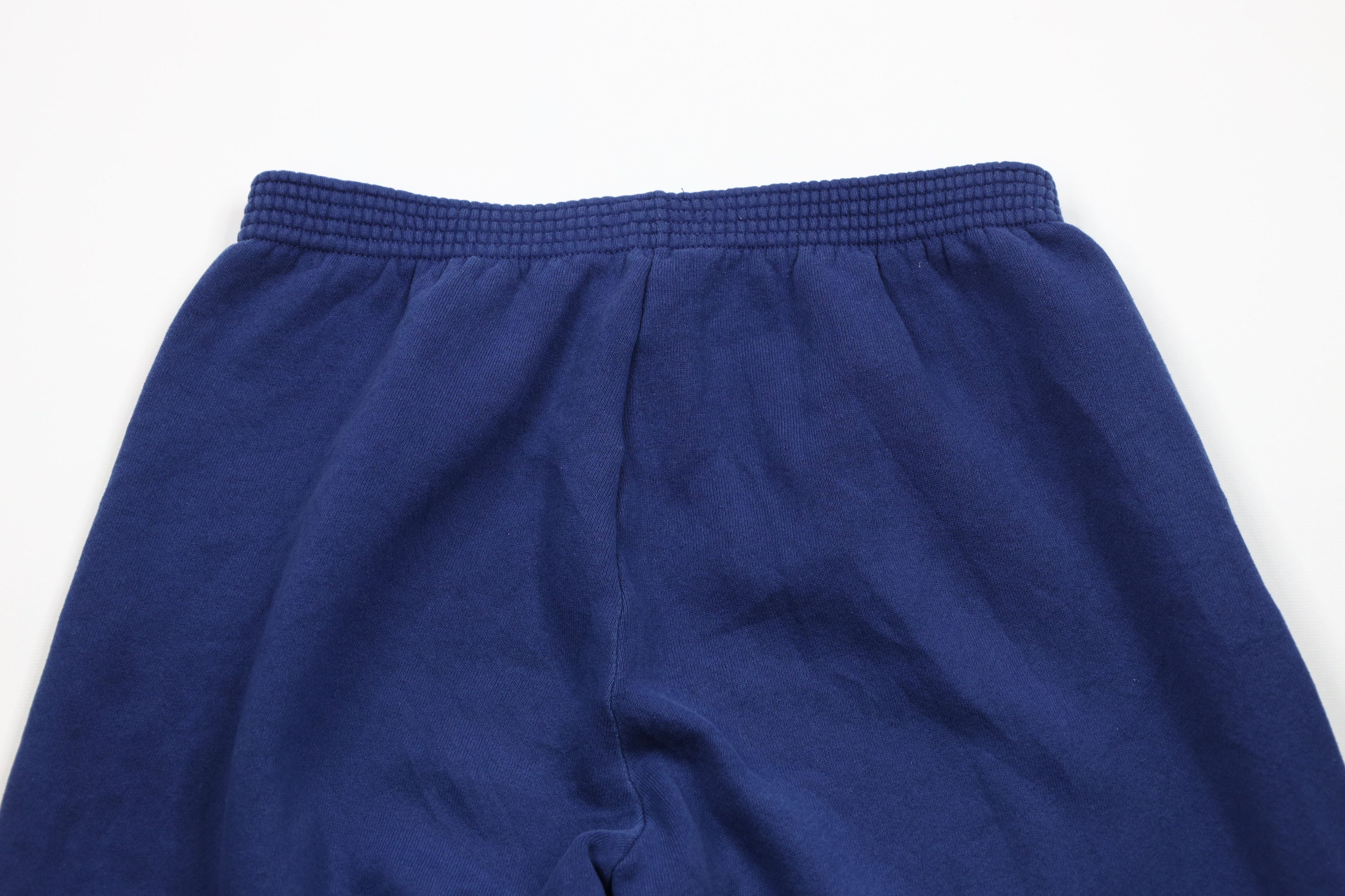 Vintage Vintage 90s Streetwear Blank Sweatpants Joggers Blue USA Size 26" / US 2 / IT 38 - 9 Thumbnail