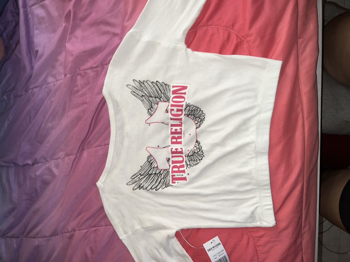 True Religion Crystal HS Wing long sleeve crew tee Size M / US 6-8 / IT 42-44 - 1 Thumbnail