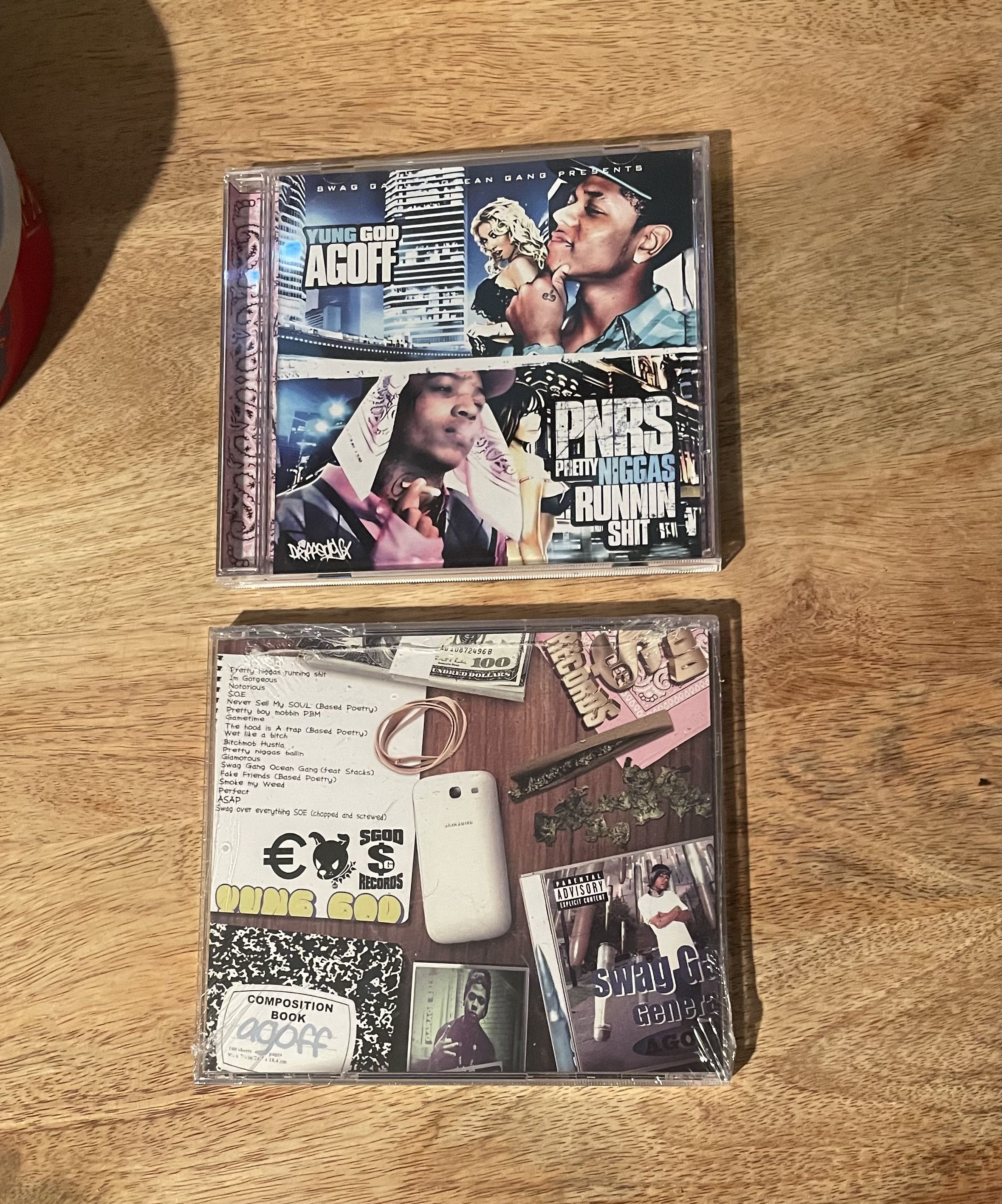 Drain Gang YUNG GOD & AGOFF-(PNRS) Pretty Ni**** Runnin shit CD based Size ONE SIZE - 5 Thumbnail
