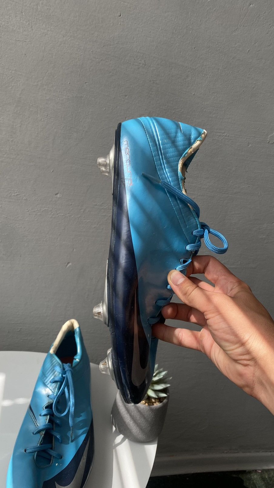 Vintage Vintage Nike mercurial soccer cleats football boost Size US 12 / EU 45 - 6 Thumbnail