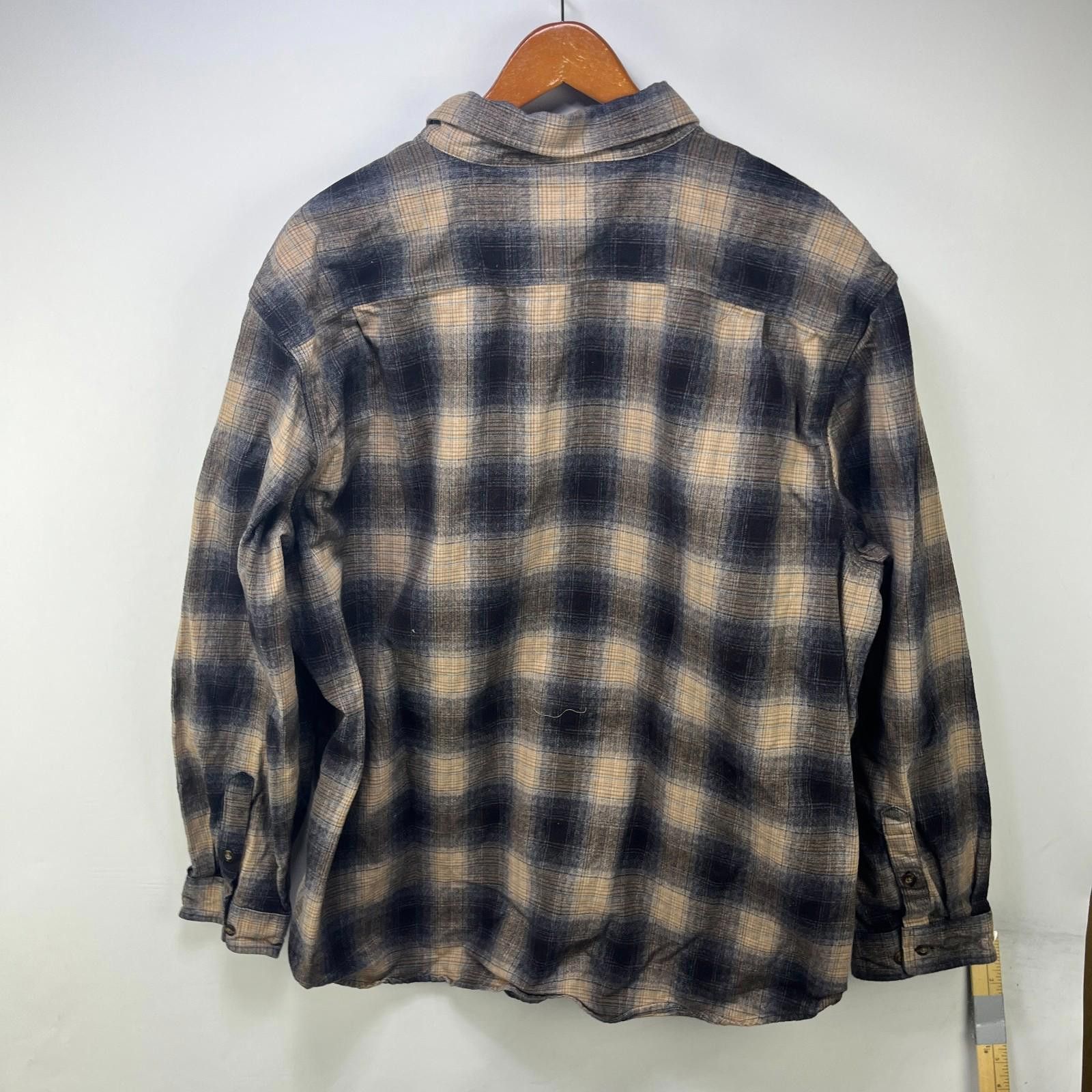Carhartt Vintage Carhartt Flannel Plaid Button Up Shirt 2XL Size US XXL / EU 58 / 5 - 10 Thumbnail
