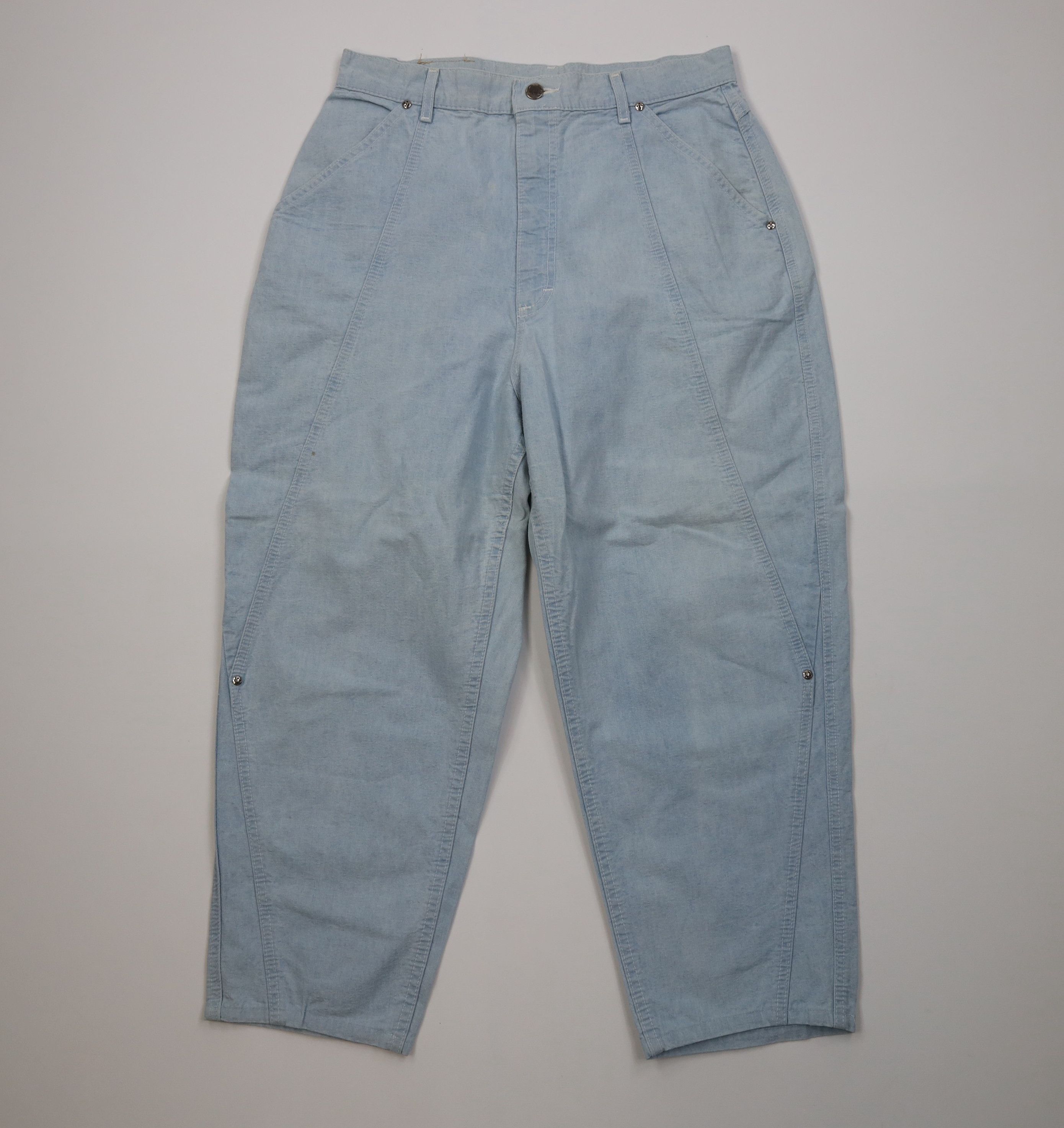 Lee Vintage 70s 80s Lee Relaxed Tapered Leg Jeans Blue USA Size 38" / US 16 / IT 52 - 1 Thumbnail