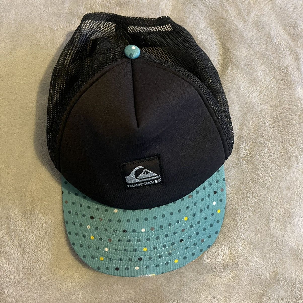 Quiksilver Quiksilver Hat Men One Size Black Trucker Adjustable Cap Size ONE SIZE - 6 Thumbnail