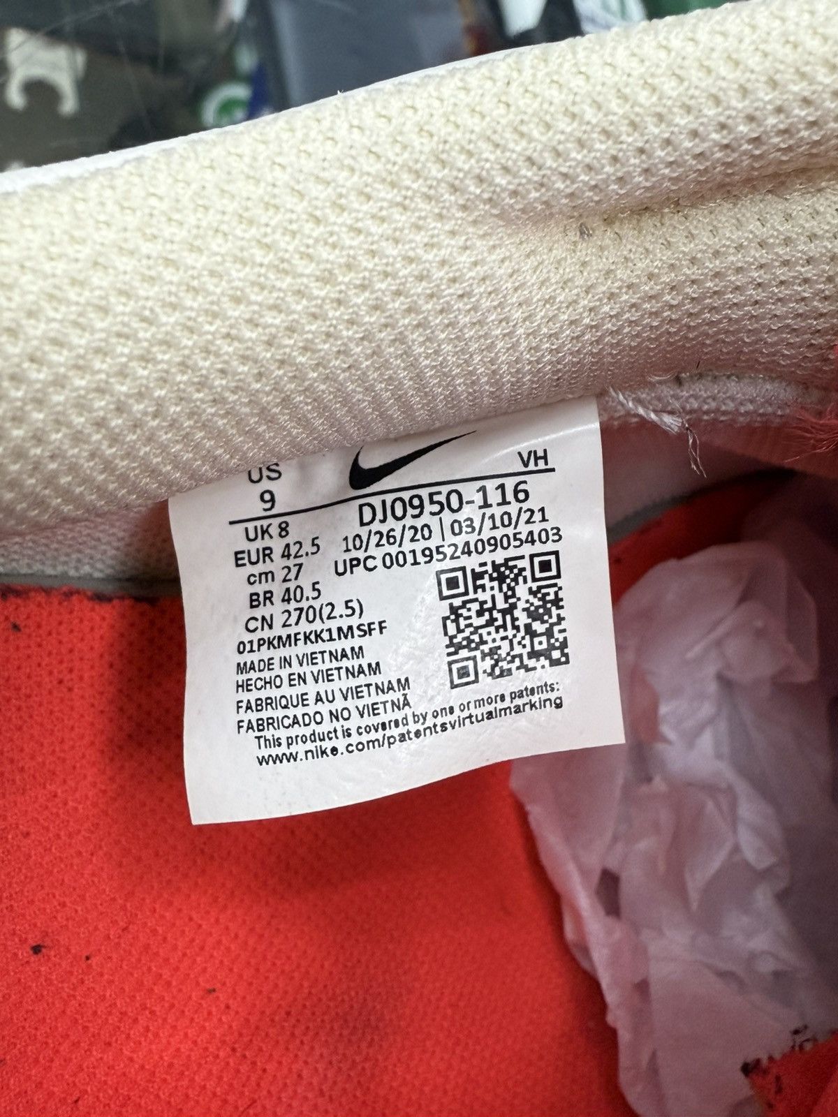 Nike × Off-White DJ0950 116 Nike Off-White x Dunk Low 31 of 50 size 9 Size US 9 / EU 42 - 17 Thumbnail