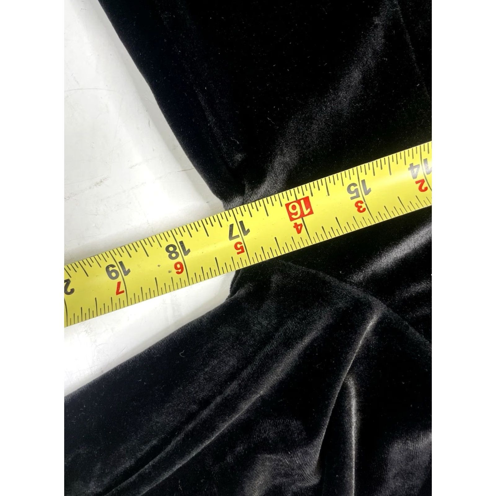 Vintage Tuckernuck Mini Dress Velvet Black XS Tartan Ruffle V-Neck Long Sleeve Pullover Short Dress Formal Women Velvet Size XS / US 0-2 / IT 36-38 - 5 Thumbnail